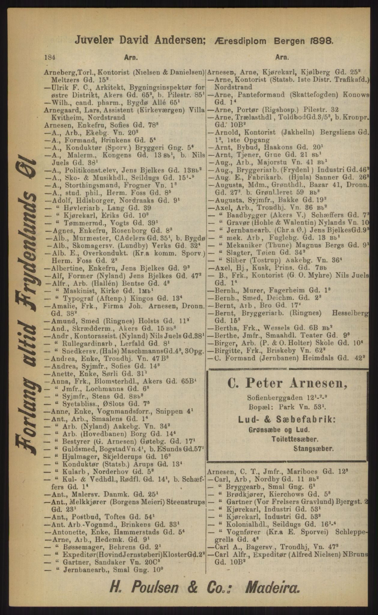 Kristiania/Oslo adressebok, PUBL/-, 1903, p. 184