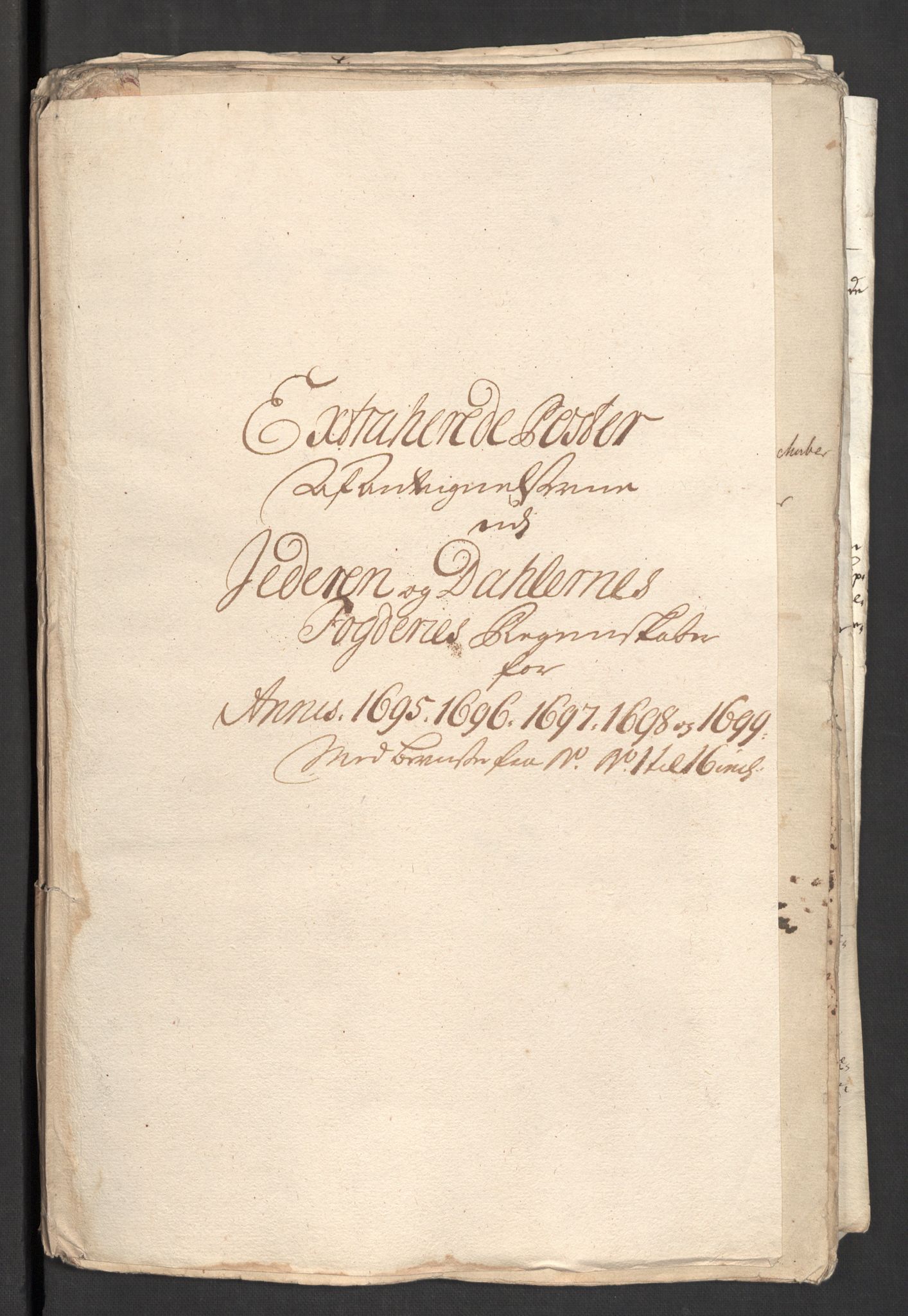 Rentekammeret inntil 1814, Reviderte regnskaper, Fogderegnskap, RA/EA-4092/R46/L2730: Fogderegnskap Jæren og Dalane, 1699, p. 216