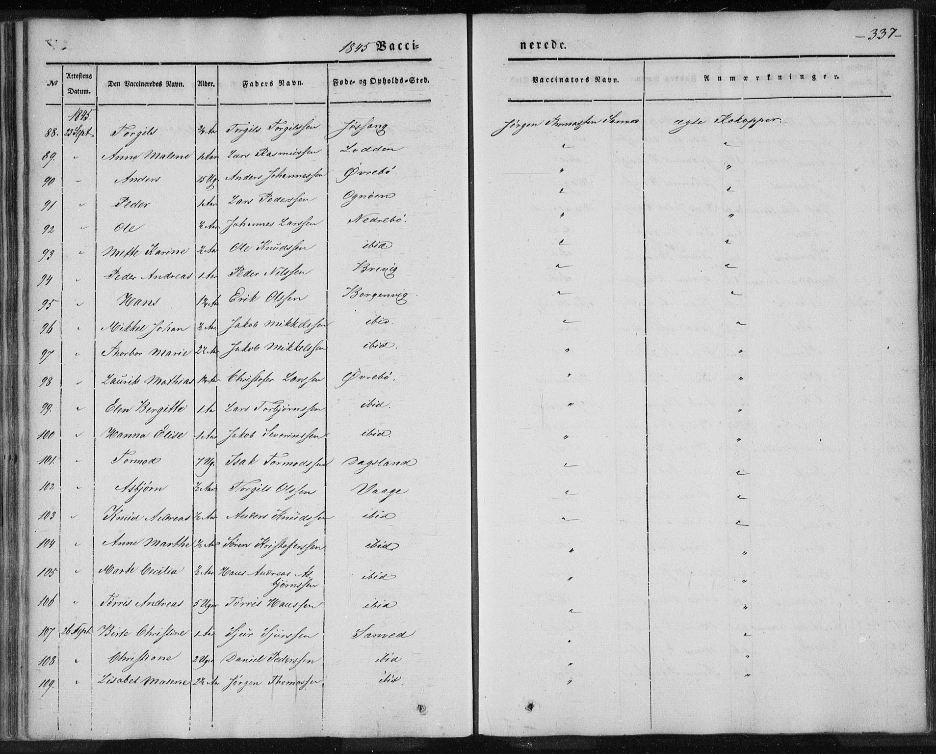 Skudenes sokneprestkontor, AV/SAST-A -101849/H/Ha/Haa/L0003: Parish register (official) no. A 2.2, 1841-1846, p. 337