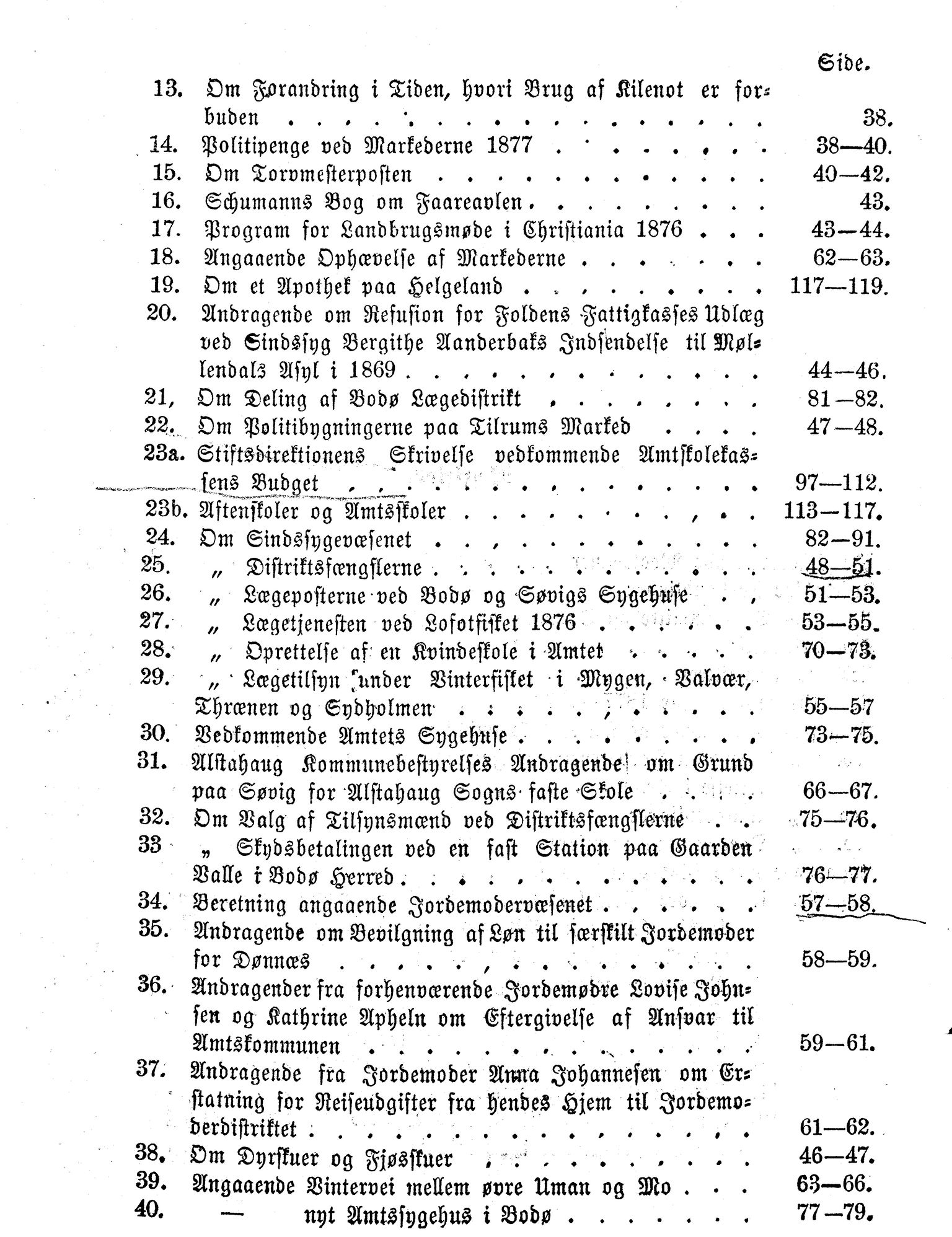 Nordland Fylkeskommune. Fylkestinget, AIN/NFK-17/176/A/Ac/L0010: Fylkestingsforhandlinger 1874-1880, 1874-1880