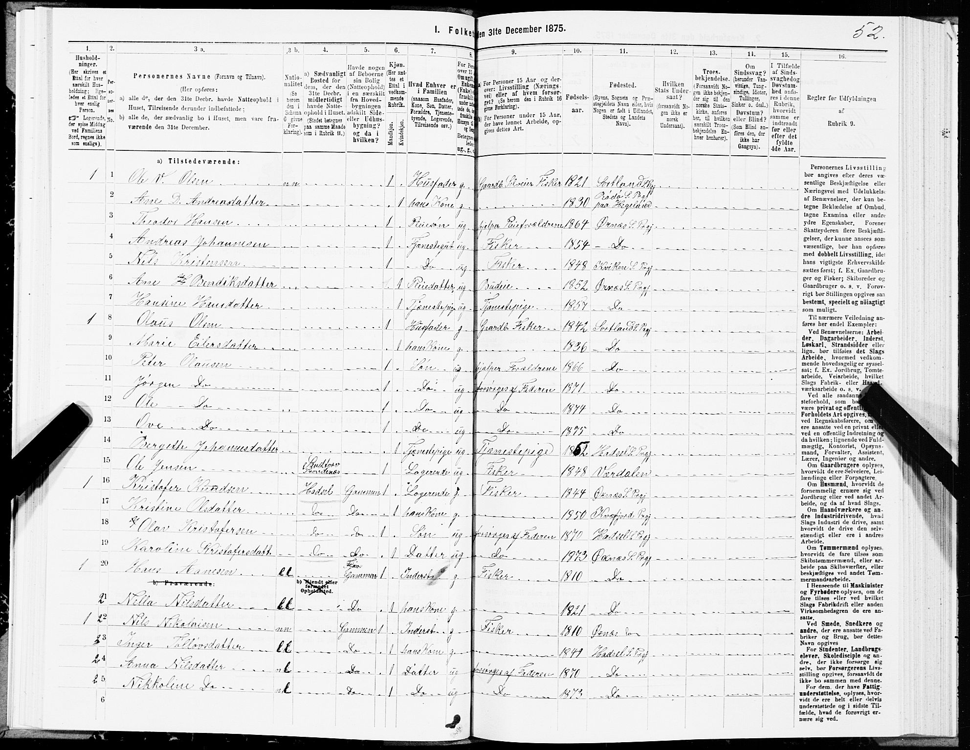 SAT, 1875 census for 1866P Hadsel, 1875, p. 4052