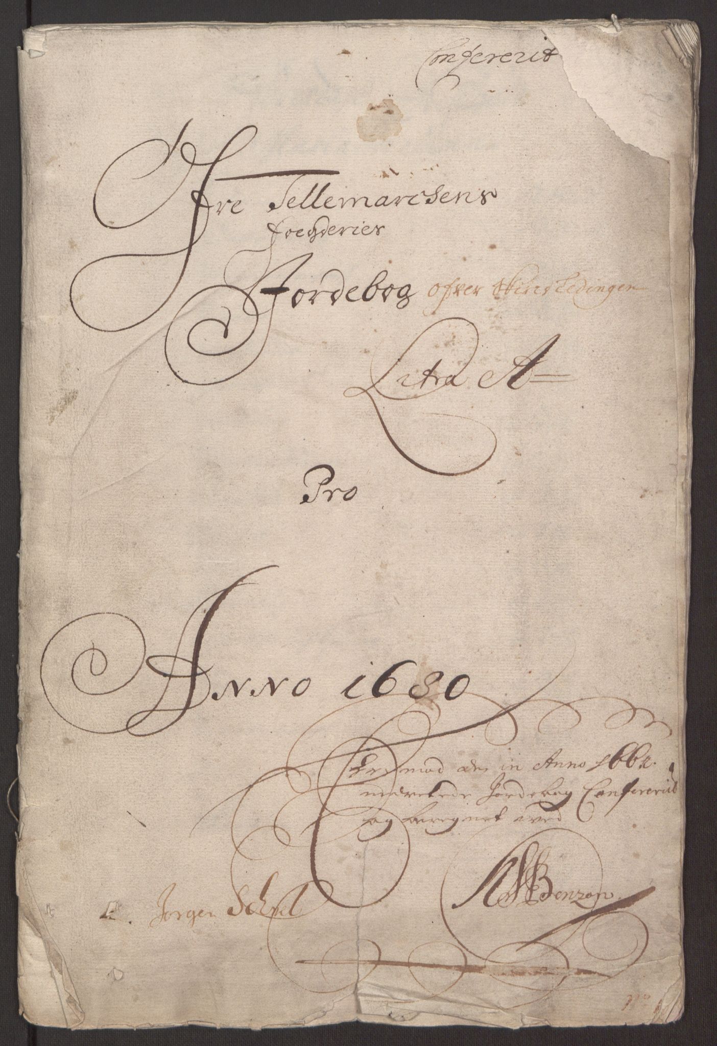 Rentekammeret inntil 1814, Reviderte regnskaper, Fogderegnskap, RA/EA-4092/R35/L2075: Fogderegnskap Øvre og Nedre Telemark, 1680-1684, p. 34
