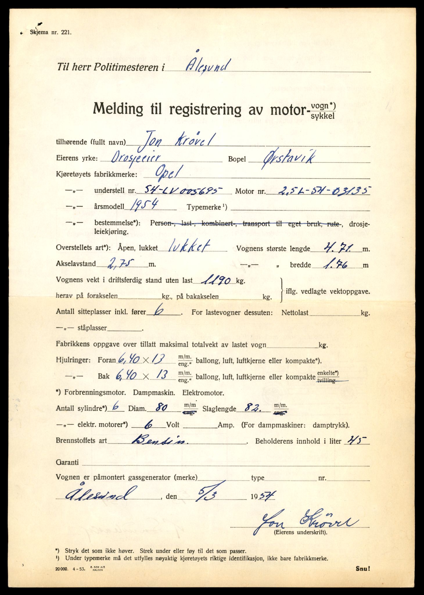 Møre og Romsdal vegkontor - Ålesund trafikkstasjon, AV/SAT-A-4099/F/Fe/L0008: Registreringskort for kjøretøy T 747 - T 894, 1927-1998, p. 2134