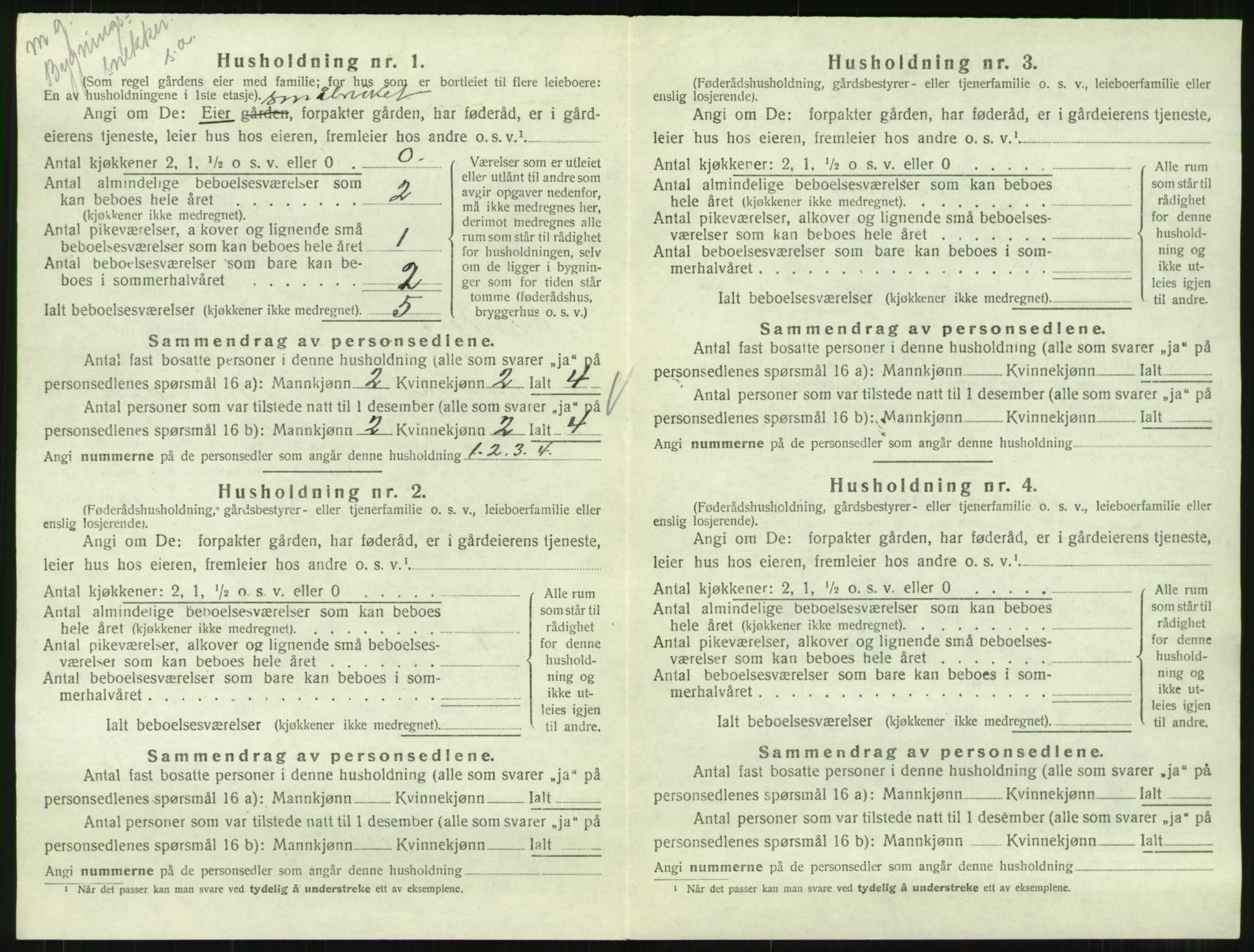 SAT, 1920 census for Sunndal, 1920, p. 727