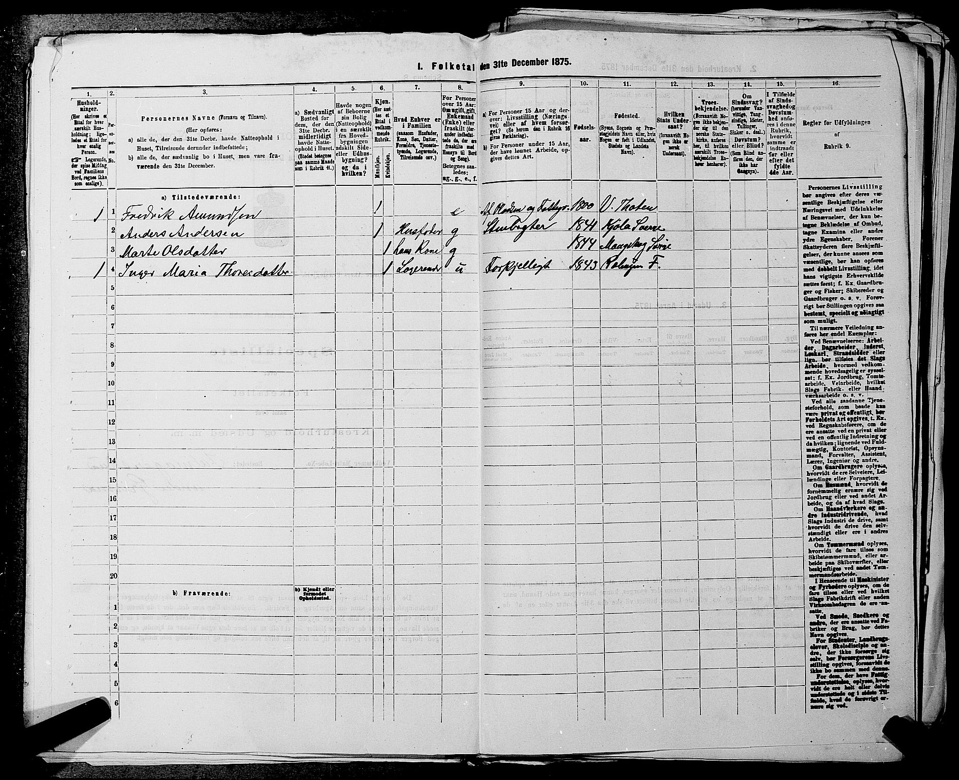 RA, 1875 census for 0218bP Østre Aker, 1875, p. 1572