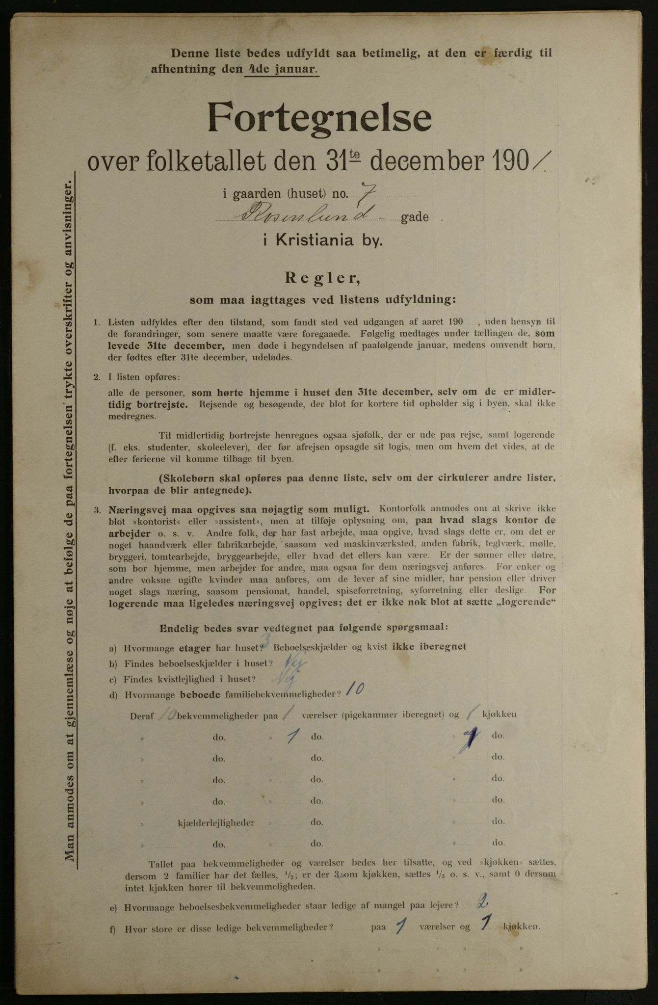 OBA, Municipal Census 1901 for Kristiania, 1901, p. 12896