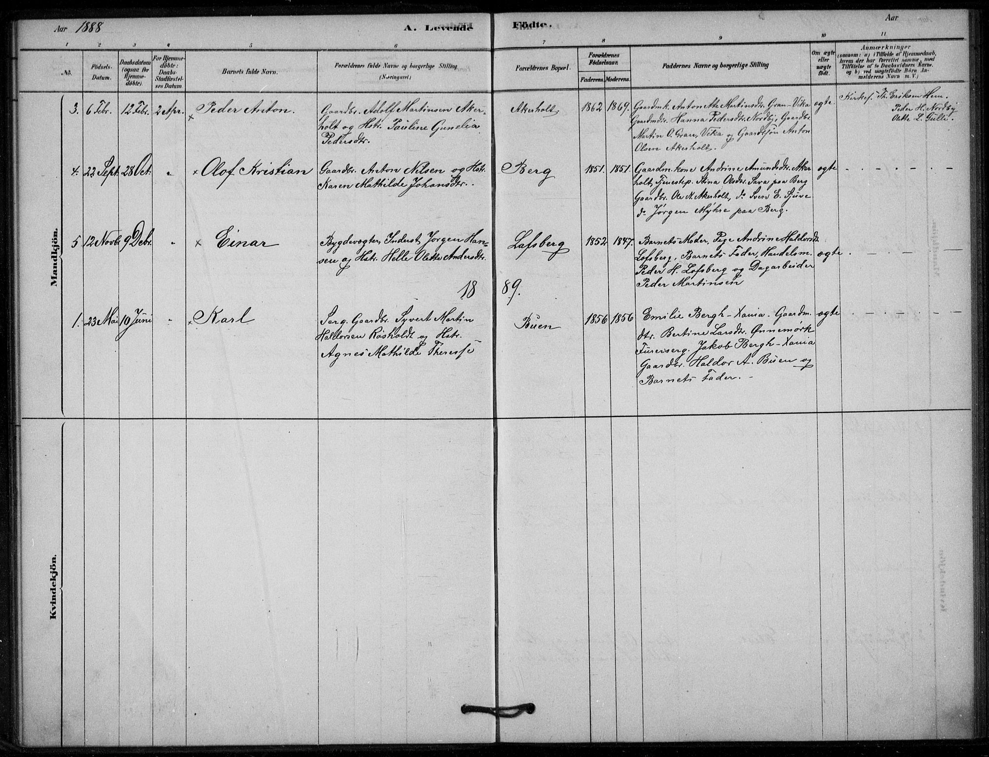 Hof kirkebøker, AV/SAKO-A-64/G/Gb/L0002: Parish register (copy) no. II 2, 1878-1902