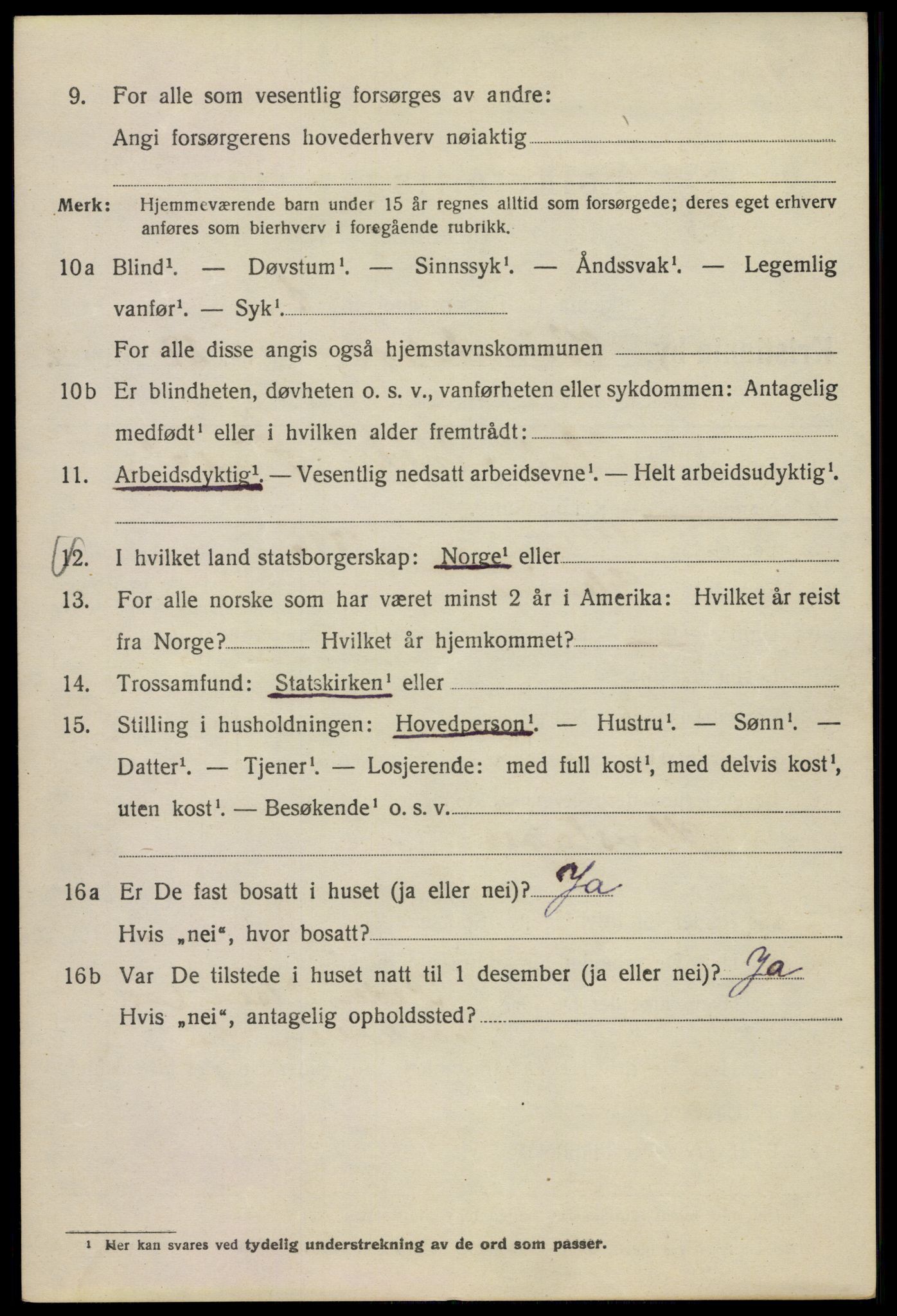 SAO, 1920 census for Kristiania, 1920, p. 280978