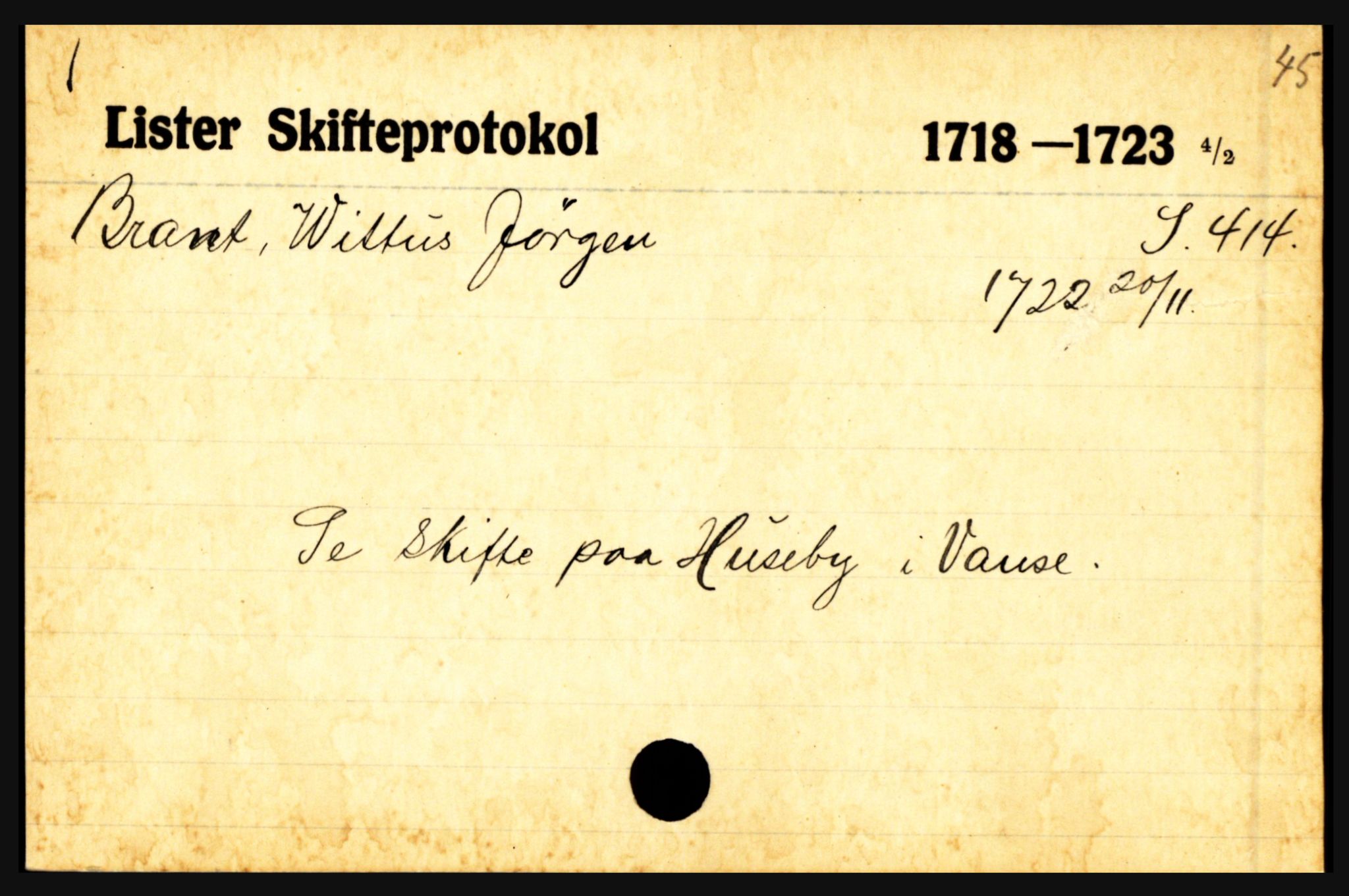 Lister sorenskriveri, AV/SAK-1221-0003/H, p. 3209