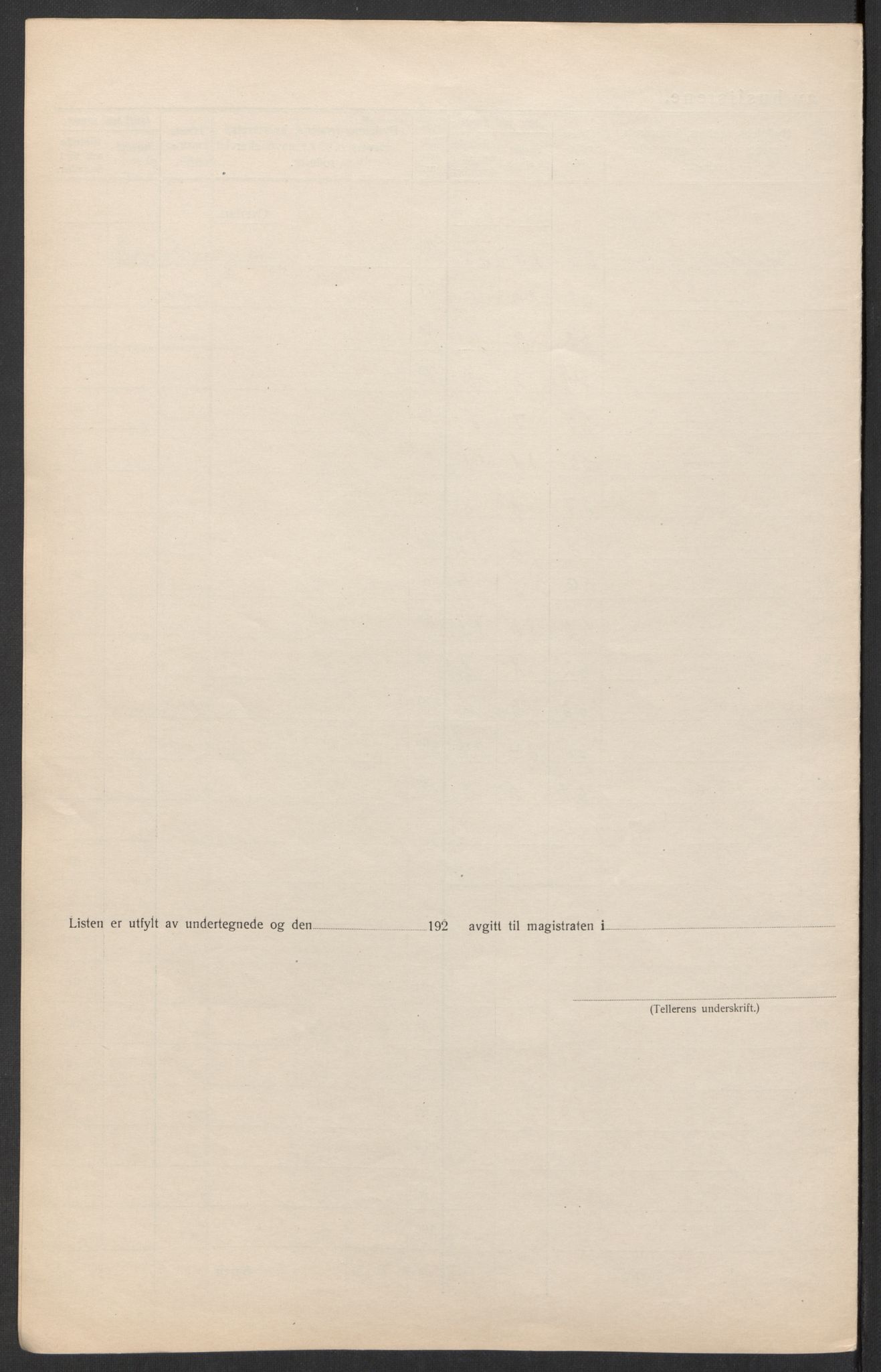 SAK, 1920 census for Kristiansand, 1920, p. 103