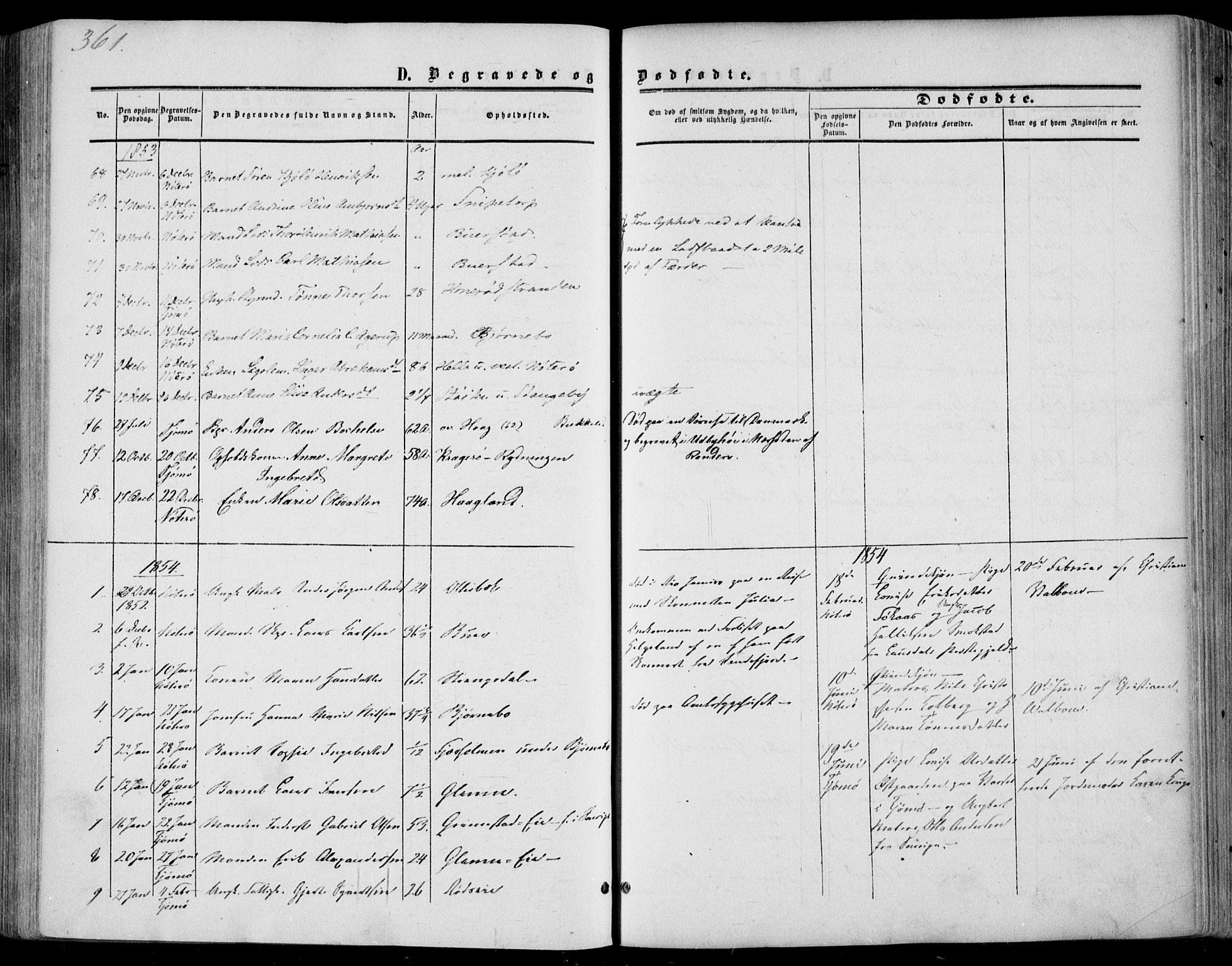 Nøtterøy kirkebøker, AV/SAKO-A-354/F/Fa/L0006: Parish register (official) no. I 6, 1852-1864, p. 361