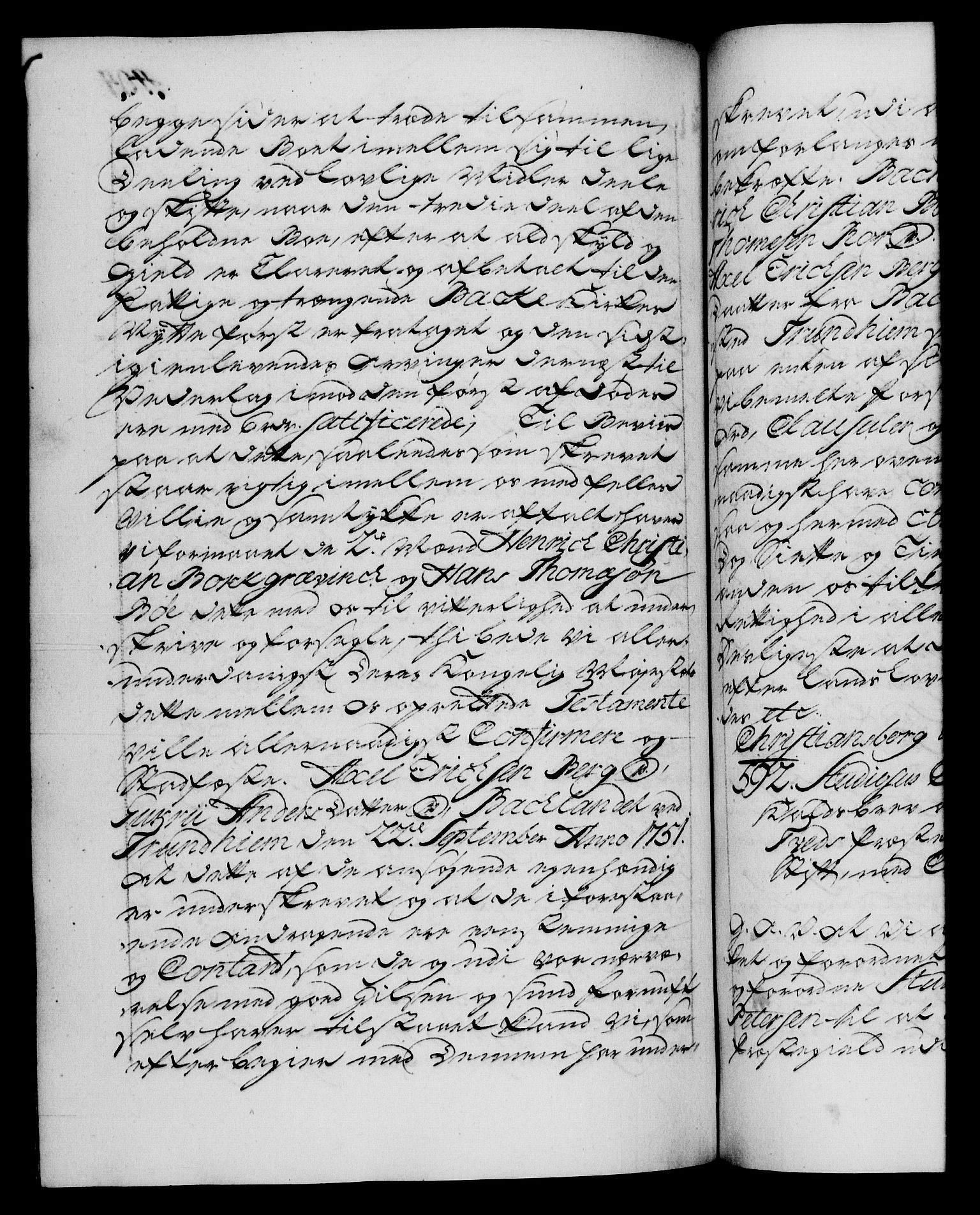 Danske Kanselli 1572-1799, AV/RA-EA-3023/F/Fc/Fca/Fcaa/L0037: Norske registre, 1751-1752, p. 404b