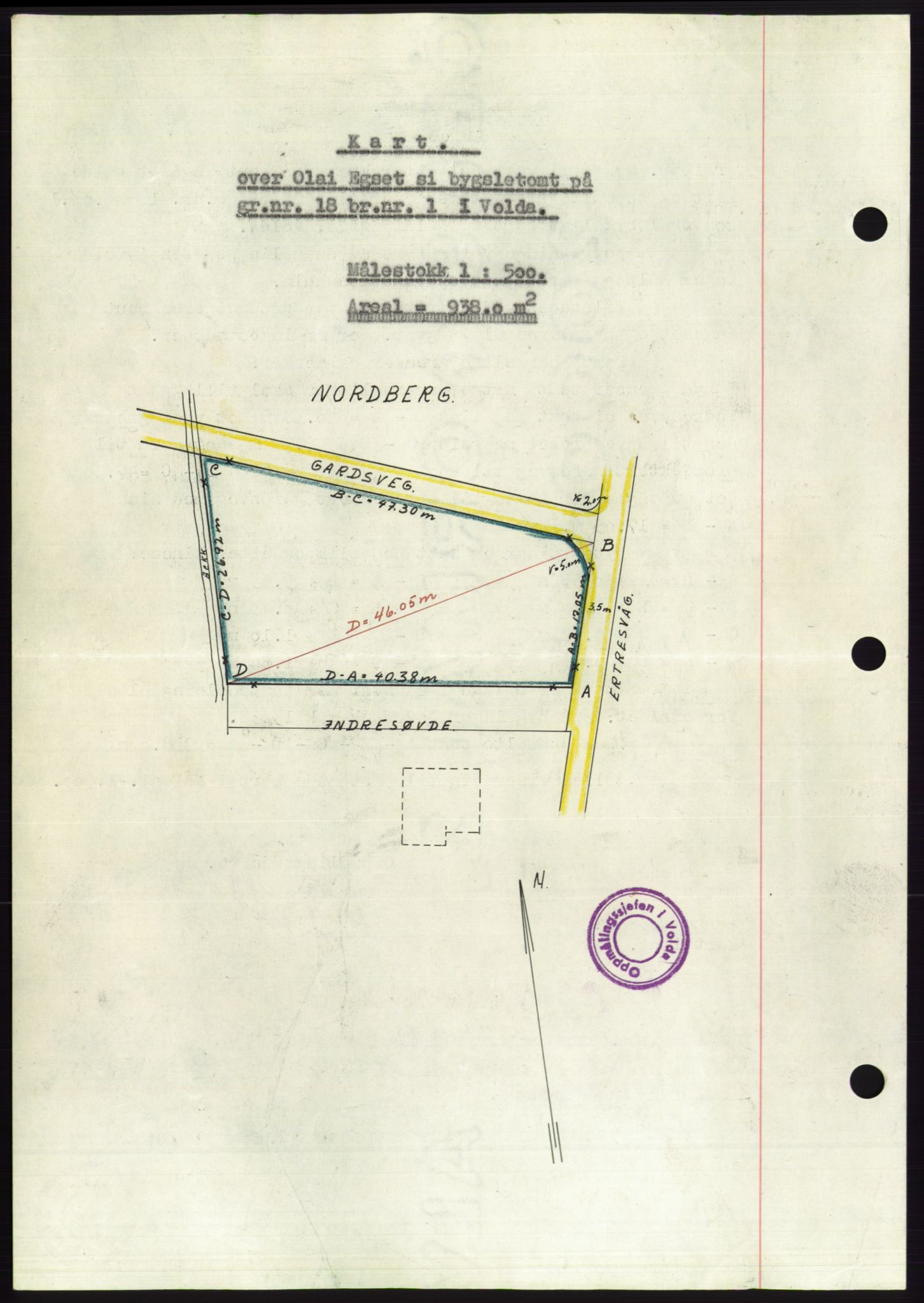 Søre Sunnmøre sorenskriveri, AV/SAT-A-4122/1/2/2C/L0110: Mortgage book no. 36A, 1958-1958, Diary no: : 2209/1958