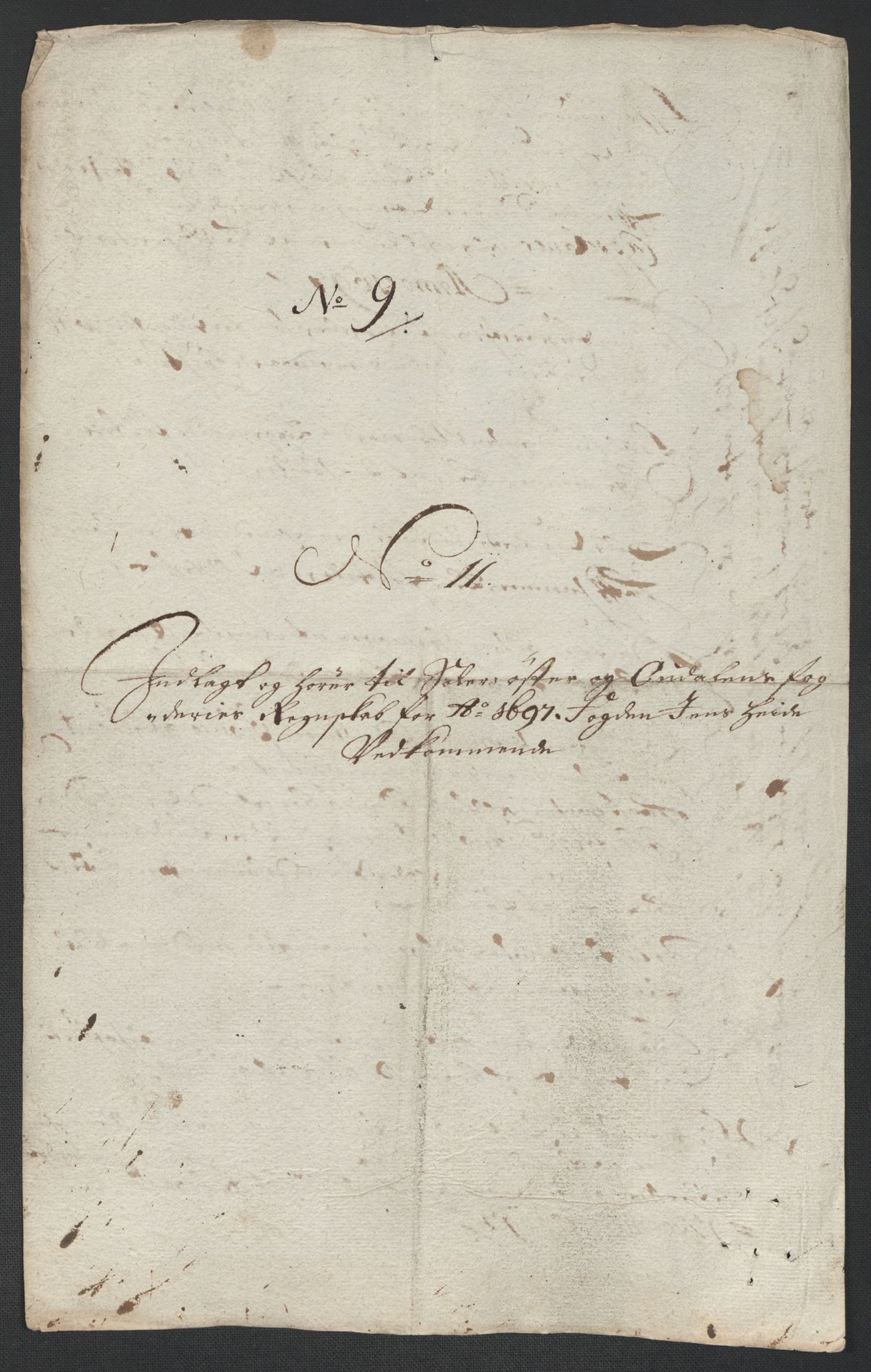 Rentekammeret inntil 1814, Reviderte regnskaper, Fogderegnskap, AV/RA-EA-4092/R13/L0835: Fogderegnskap Solør, Odal og Østerdal, 1697, p. 178