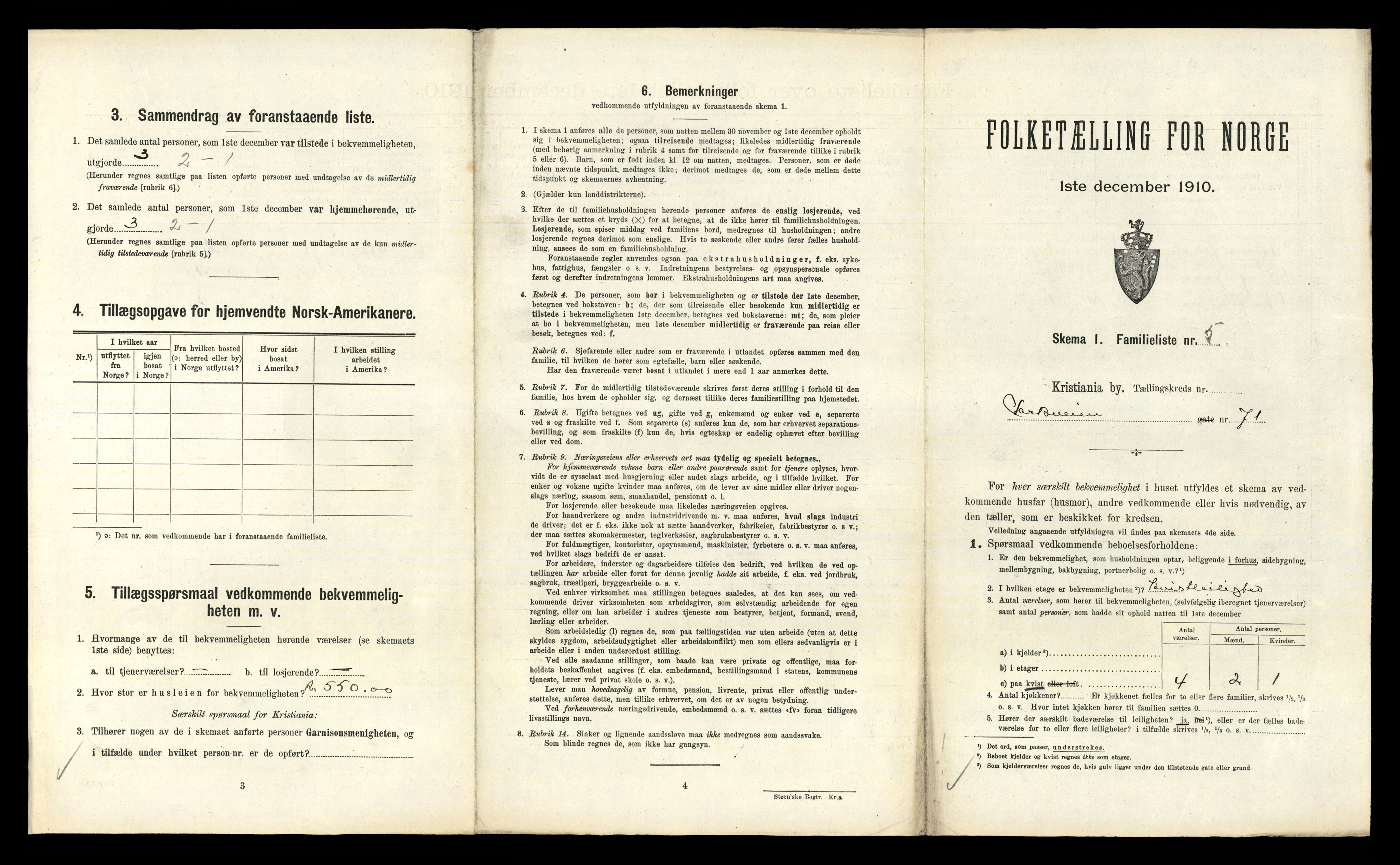 RA, 1910 census for Kristiania, 1910, p. 76237