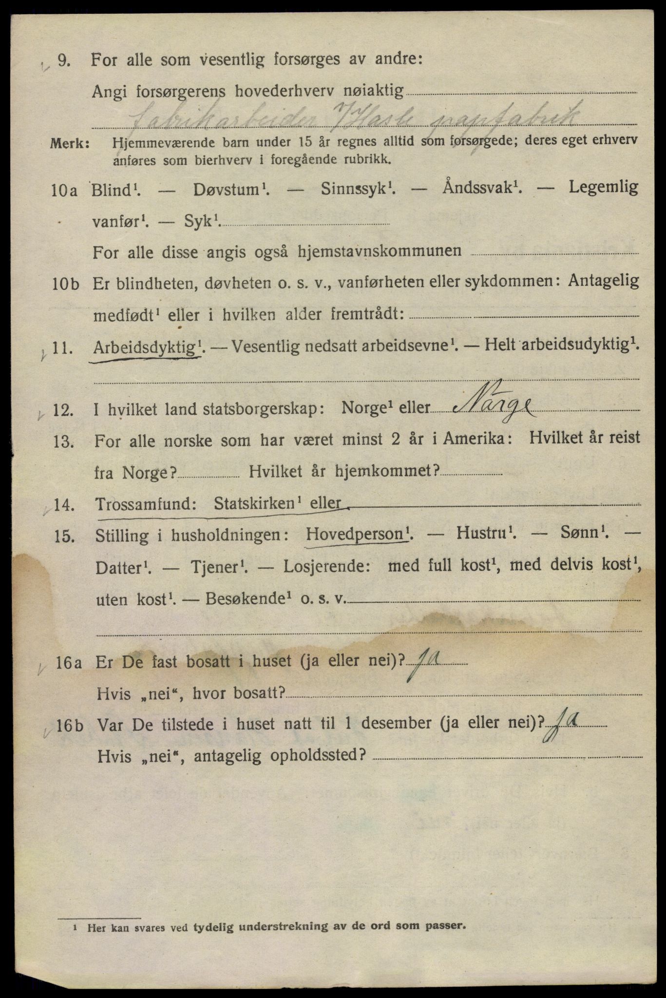 SAO, 1920 census for Kristiania, 1920, p. 238392