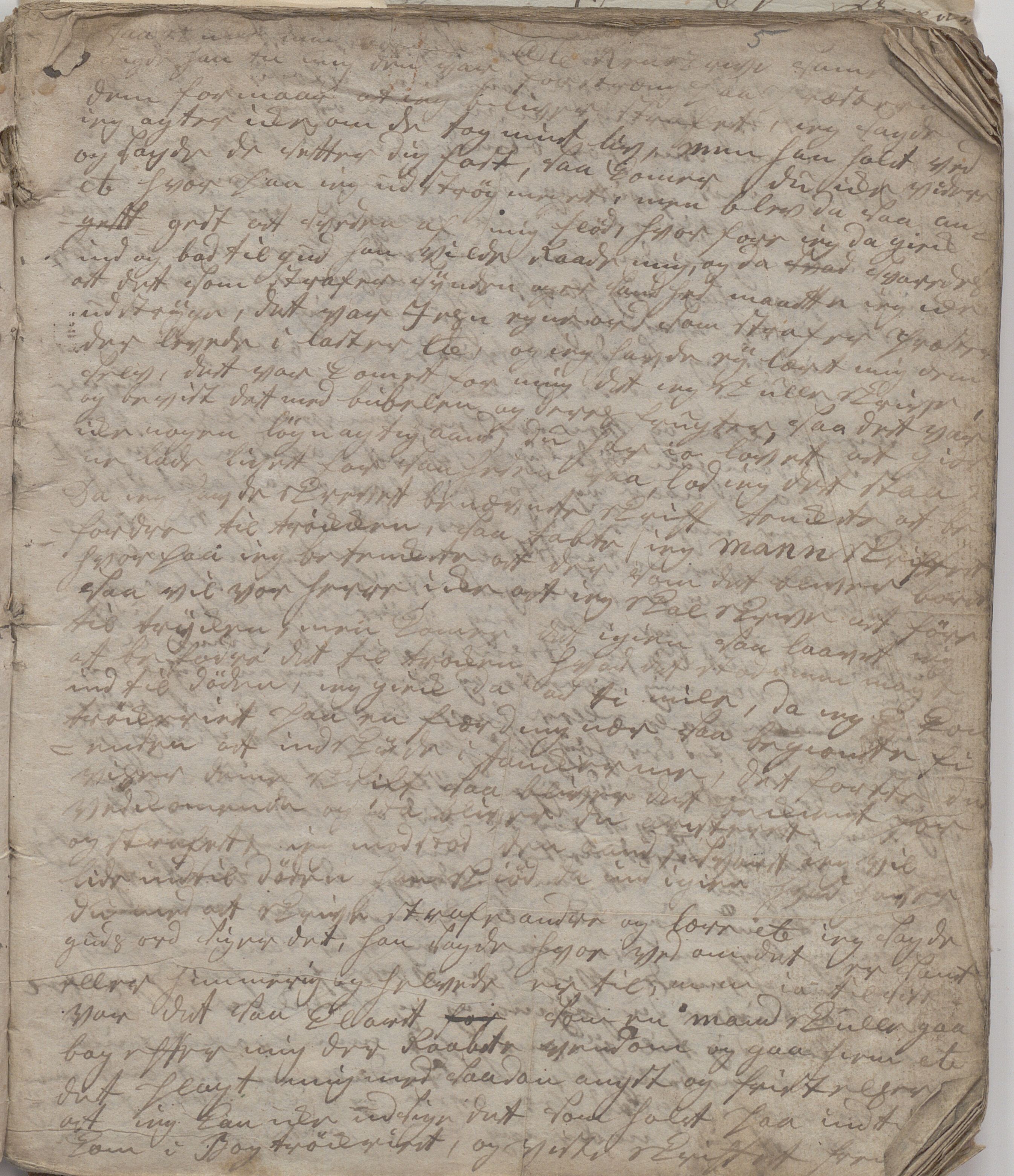 Heggtveitsamlingen, TMF/A-1007/H/L0047/0006: Kopibøker, brev etc.  / "Kopibok IV"/"MF IV", 1815-1819, p. 5