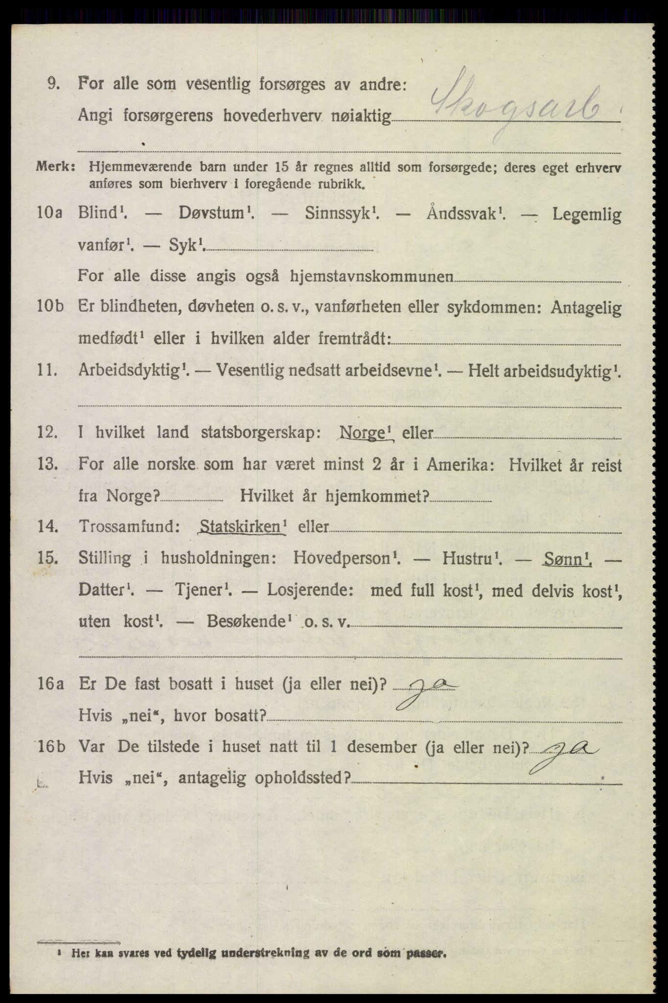 SAH, 1920 census for Trysil, 1920, p. 7840