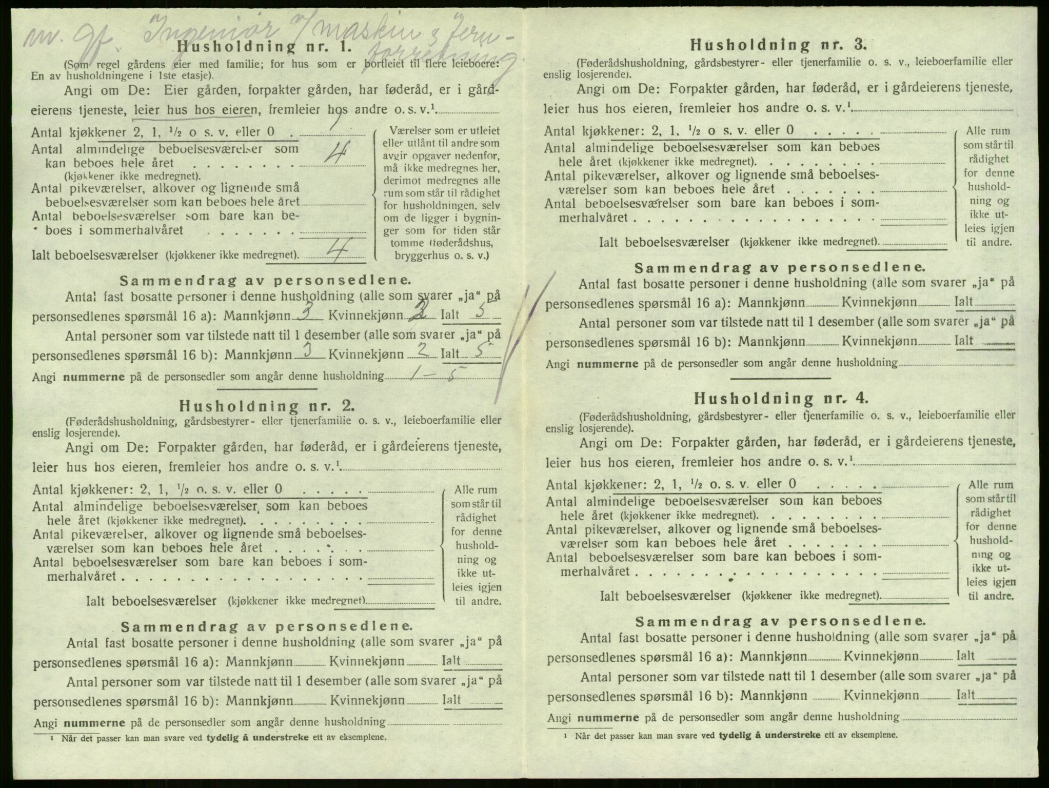 SAKO, 1920 census for Skoger, 1920, p. 580