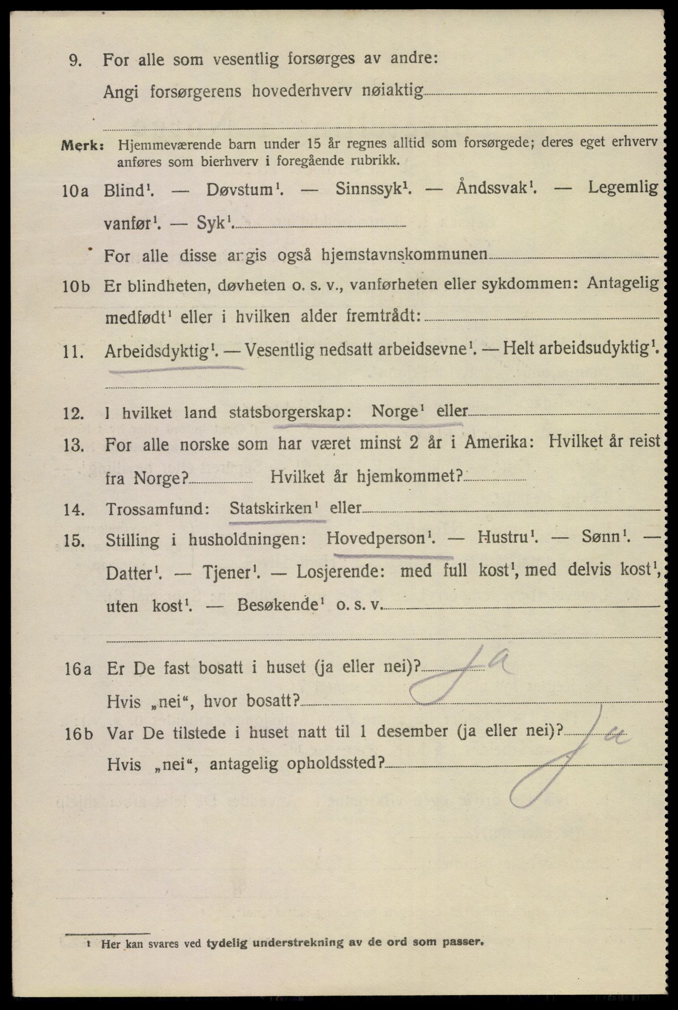 SAKO, 1920 census for Kragerø, 1920, p. 7316