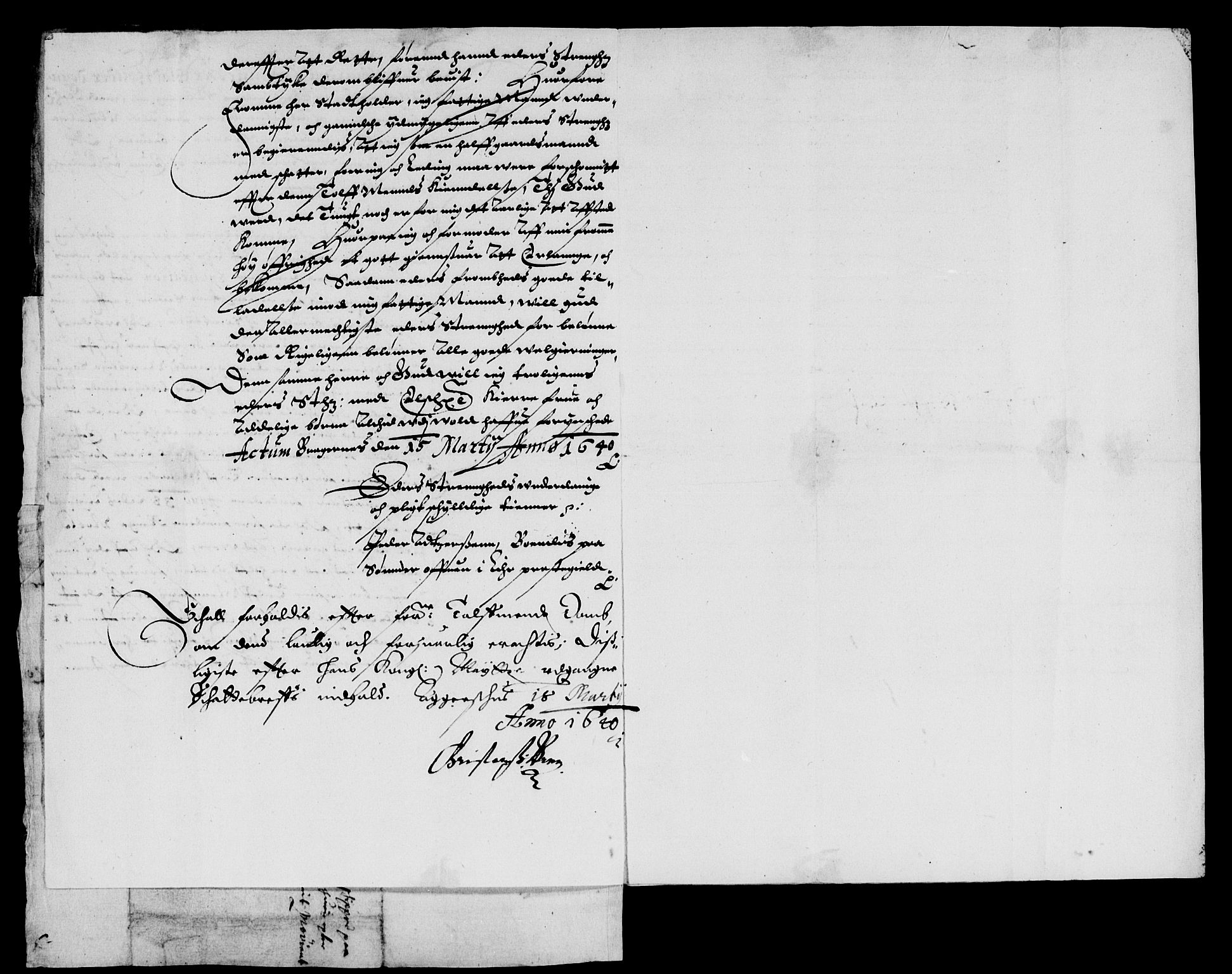 Rentekammeret inntil 1814, Reviderte regnskaper, Lensregnskaper, AV/RA-EA-5023/R/Rb/Rba/L0145: Akershus len, 1639-1640