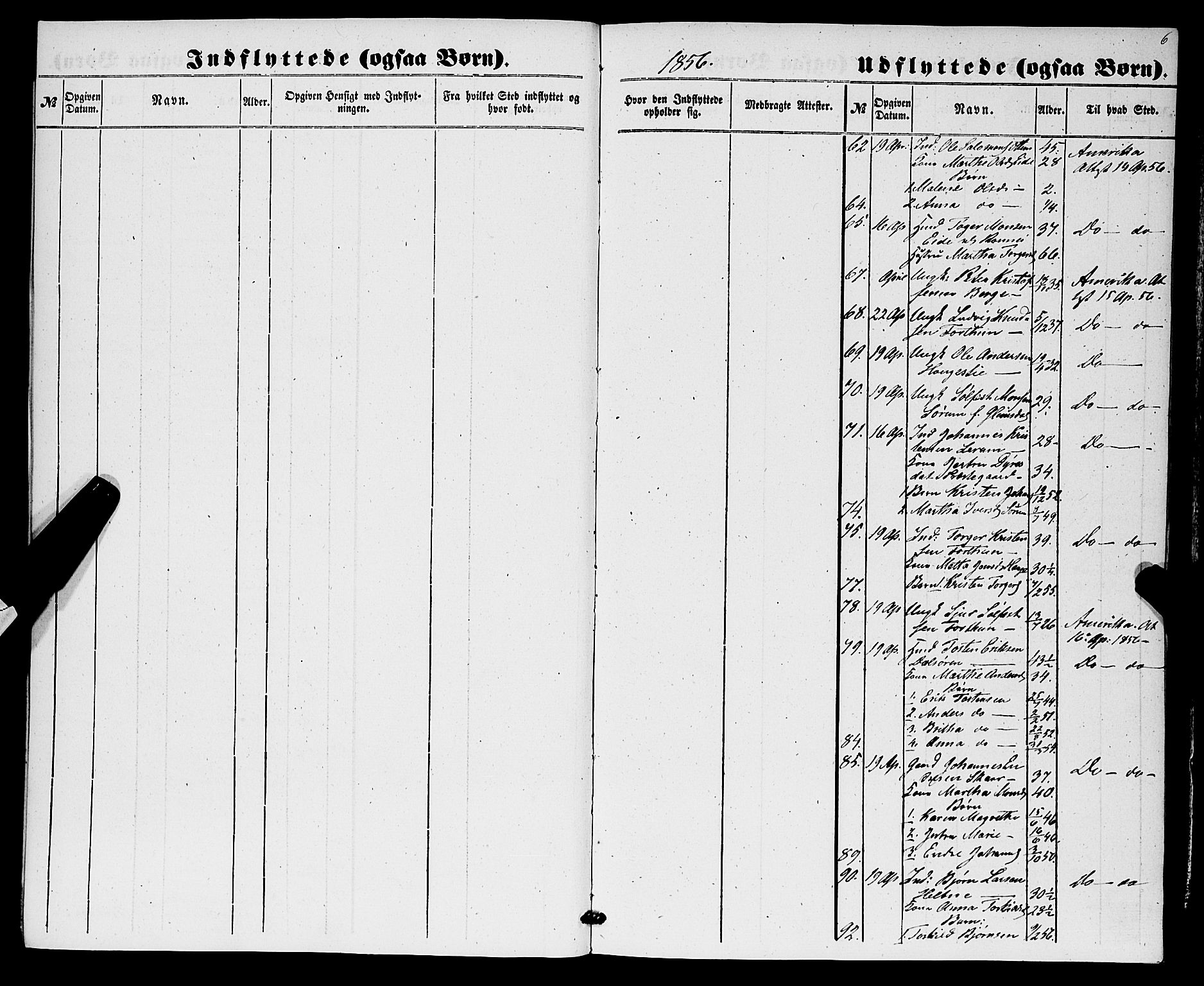 Luster sokneprestembete, AV/SAB-A-81101/H/Haa/Haaa/L0009: Parish register (official) no. A 9, 1856-1871, p. 6