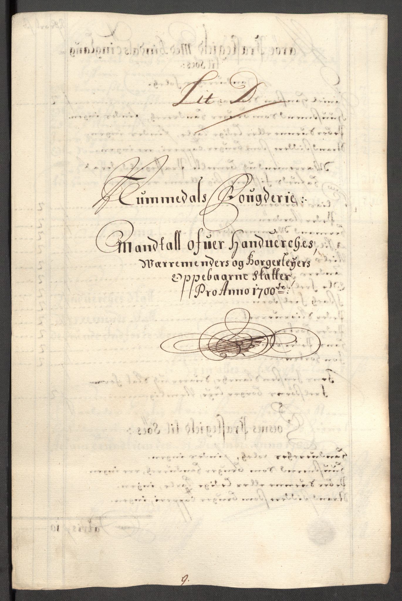 Rentekammeret inntil 1814, Reviderte regnskaper, Fogderegnskap, RA/EA-4092/R64/L4426: Fogderegnskap Namdal, 1699-1700, p. 232