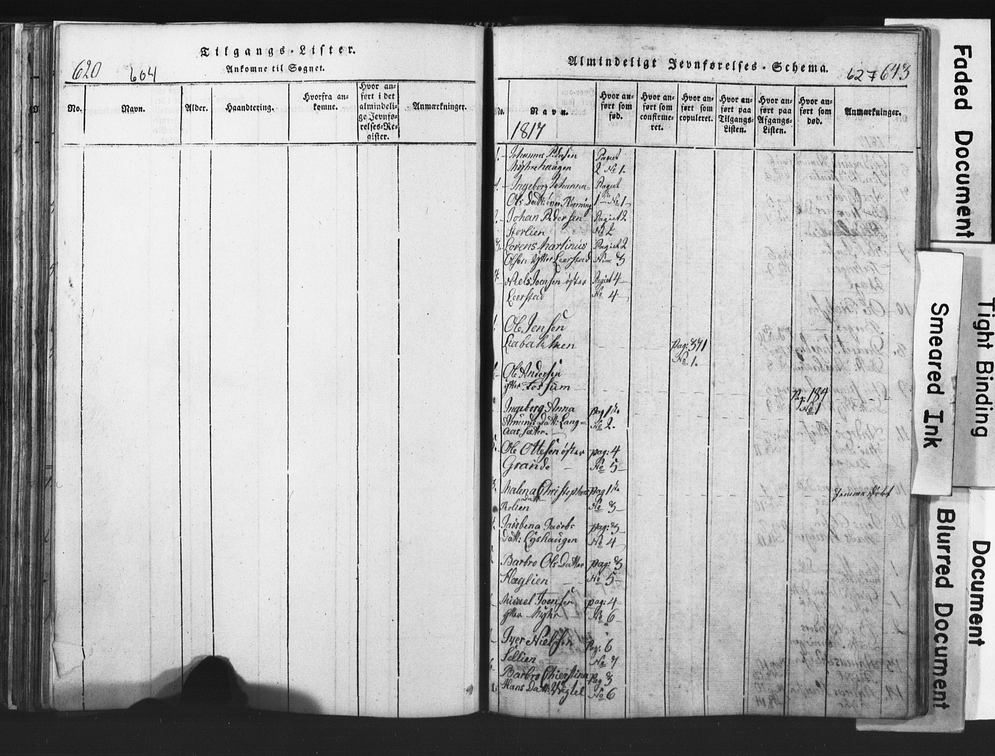 Ministerialprotokoller, klokkerbøker og fødselsregistre - Nord-Trøndelag, AV/SAT-A-1458/701/L0017: Parish register (copy) no. 701C01, 1817-1825, p. 626-627