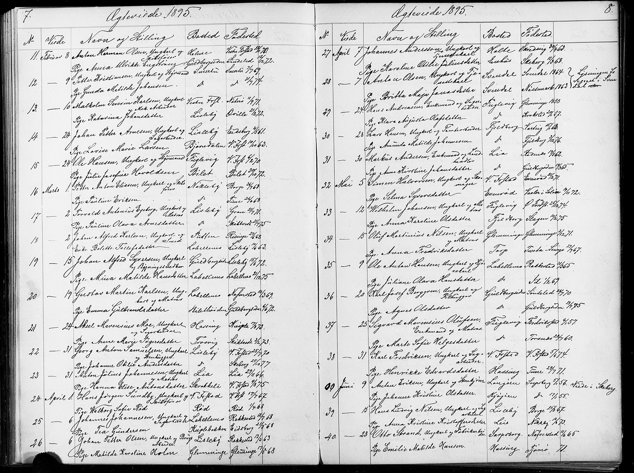 Glemmen prestekontor Kirkebøker, SAO/A-10908/G/Ga/L0006: Parish register (copy) no. 6, 1894-1908, p. 7-8