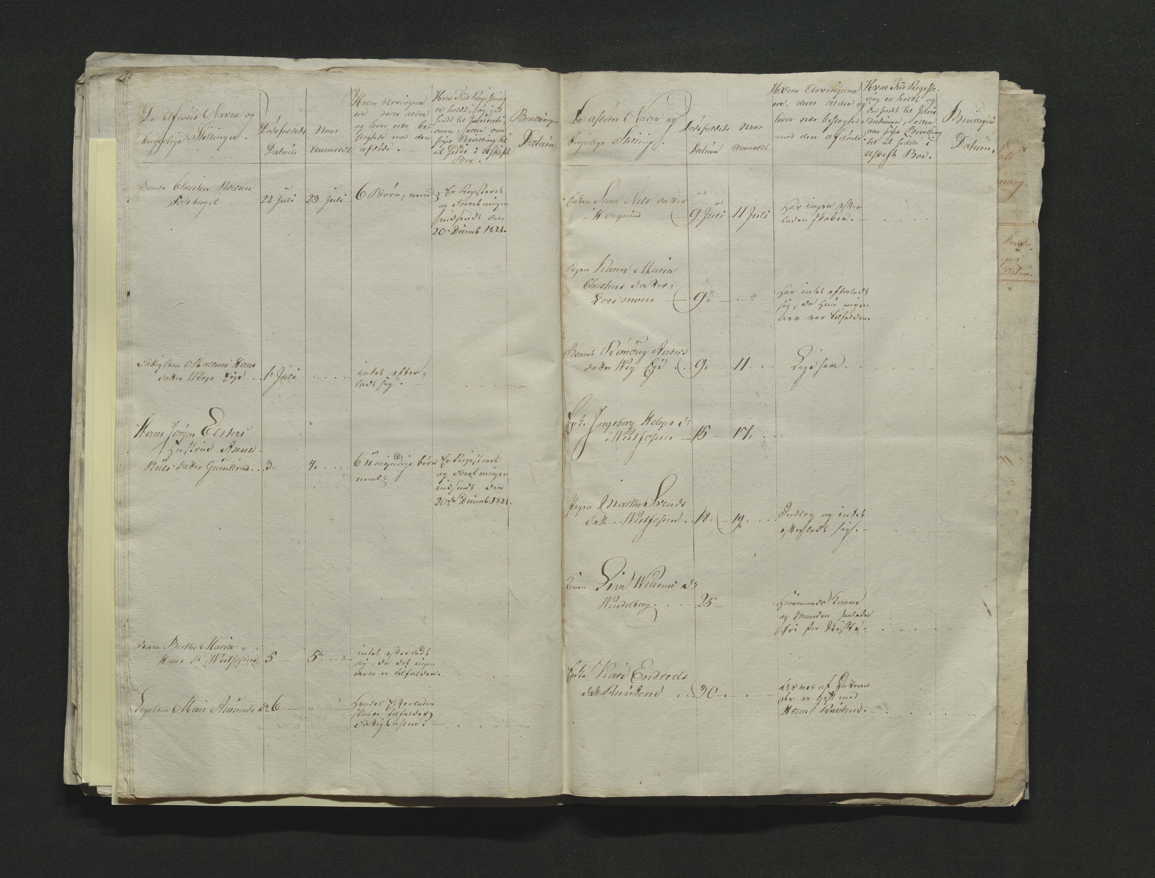 Eiker, Modum og Sigdal sorenskriveri, AV/SAKO-A-123/H/Ha/Hab/L0001: Dødsfallsmeldinger, 1812-1822, p. 268