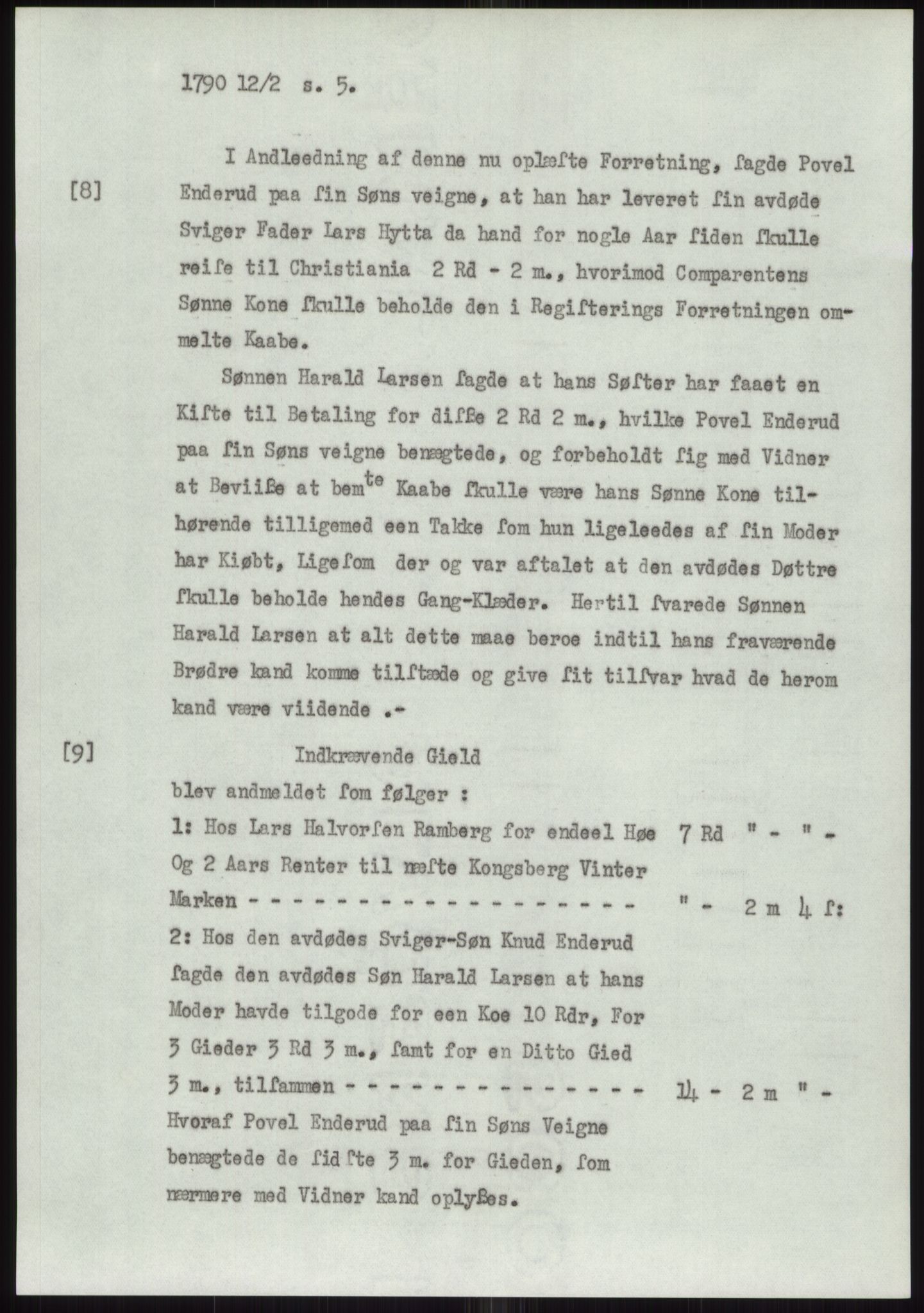 Samlinger til kildeutgivelse, Diplomavskriftsamlingen, AV/RA-EA-4053/H/Ha, p. 952