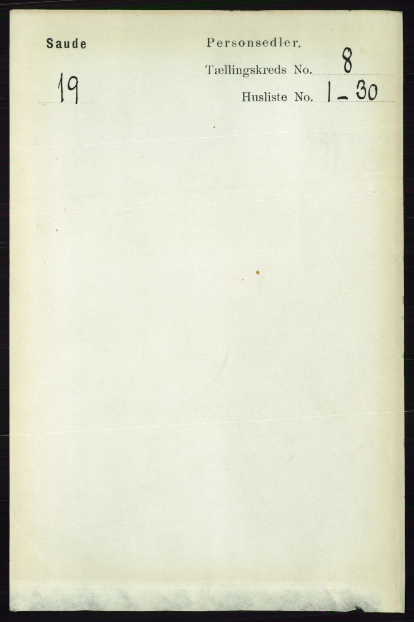RA, 1891 census for 0822 Sauherad, 1891, p. 2329