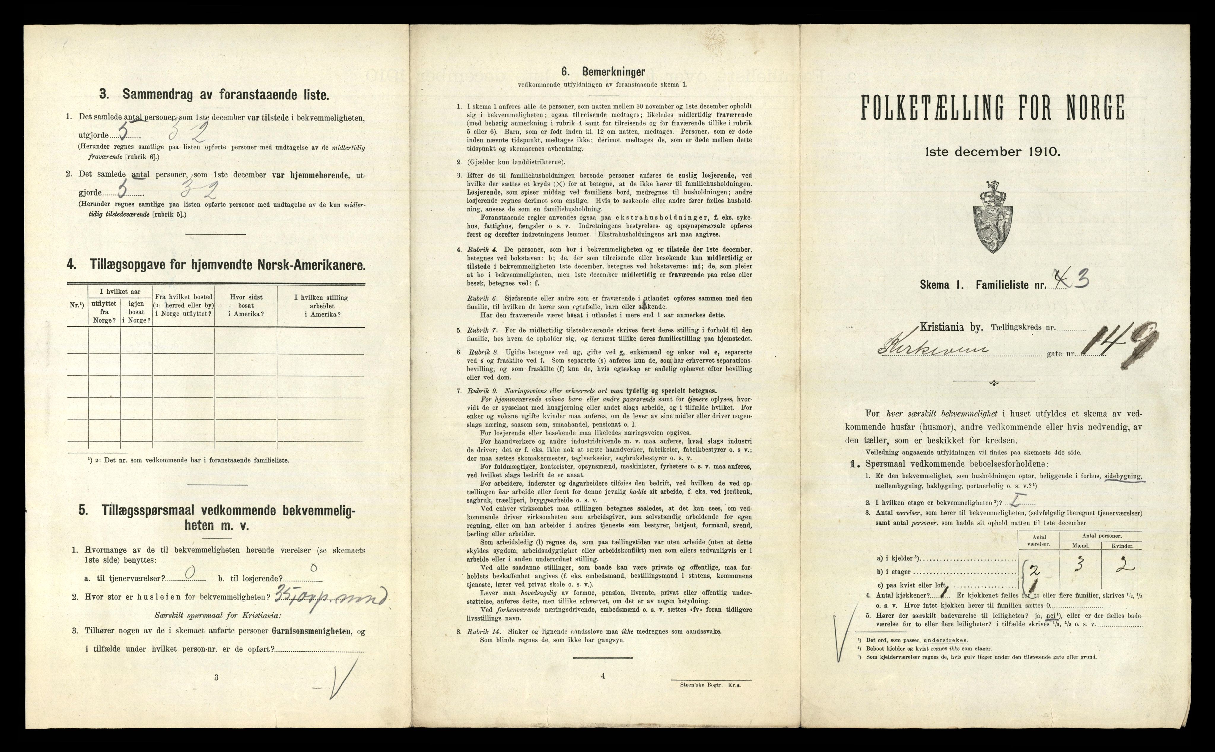 RA, 1910 census for Kristiania, 1910, p. 49217