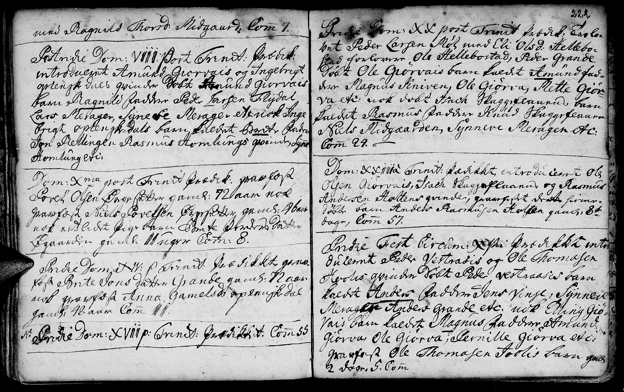 Ministerialprotokoller, klokkerbøker og fødselsregistre - Møre og Romsdal, AV/SAT-A-1454/519/L0242: Parish register (official) no. 519A01 /3, 1736-1761, p. 222