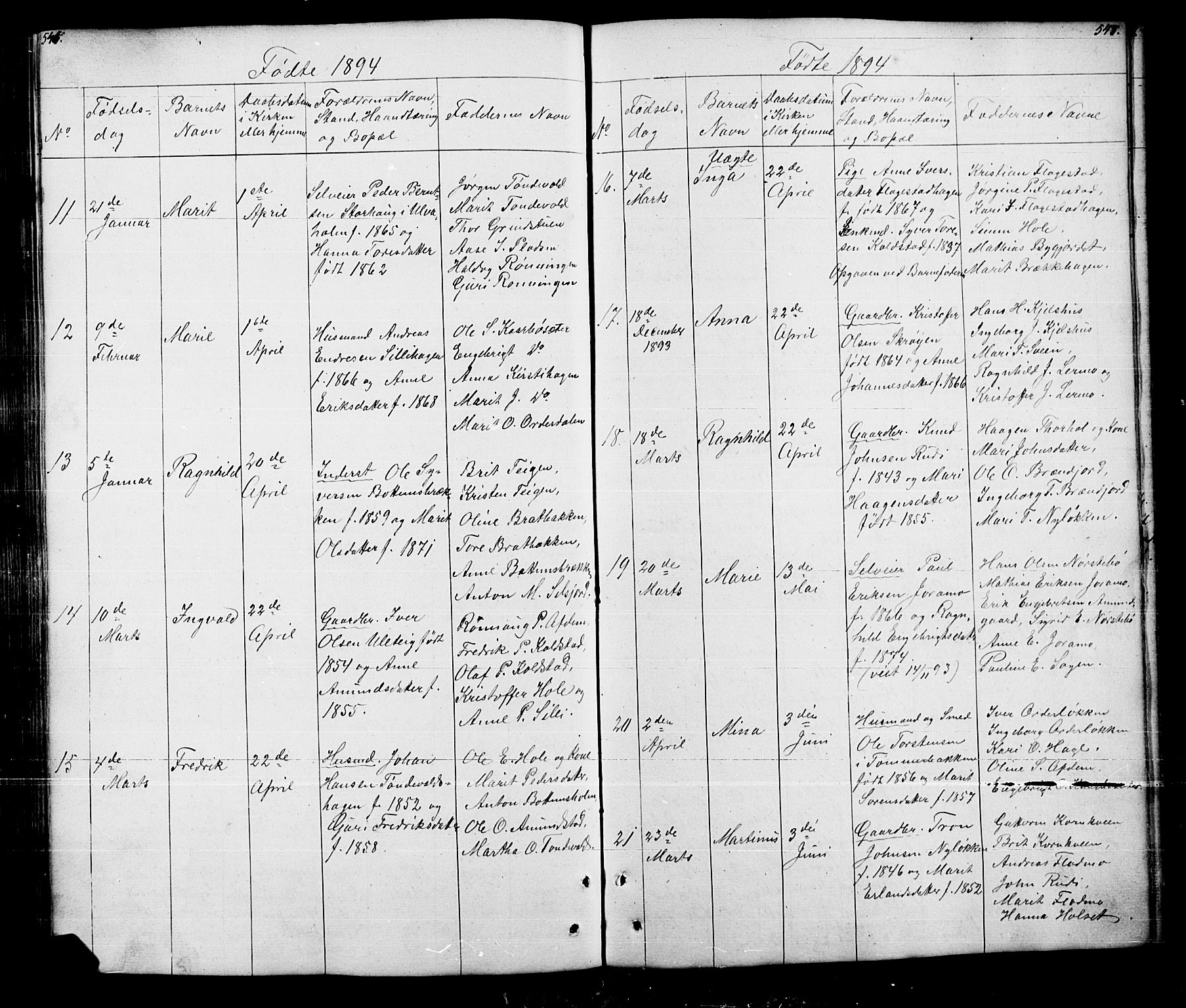 Lesja prestekontor, SAH/PREST-068/H/Ha/Hab/L0005: Parish register (copy) no. 5, 1850-1894, p. 546-547