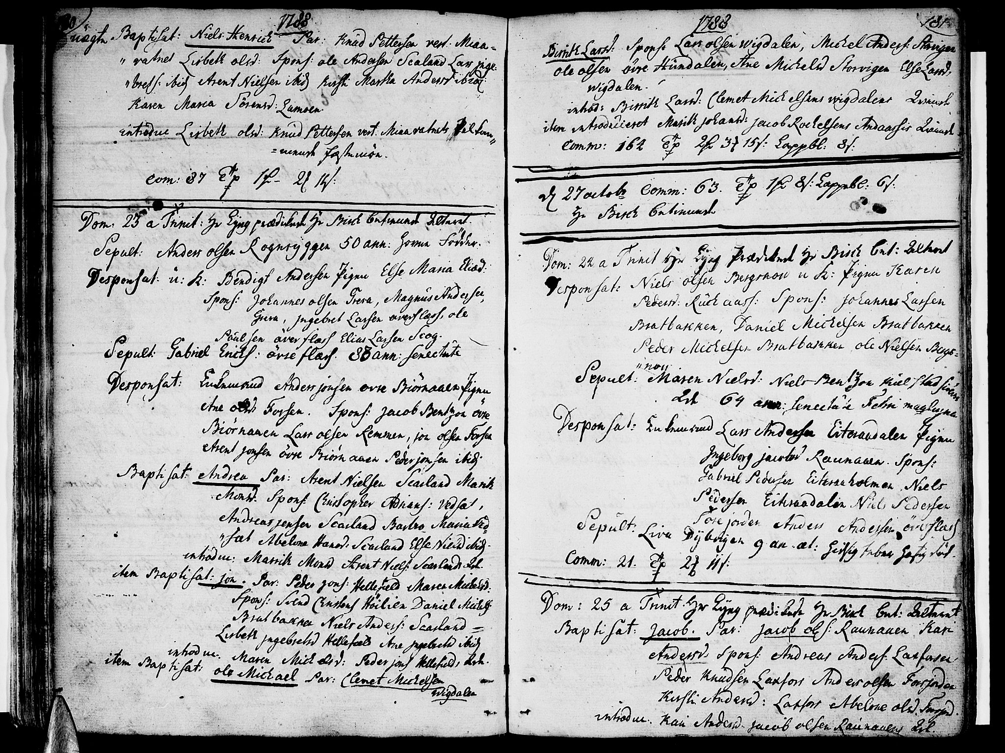 Ministerialprotokoller, klokkerbøker og fødselsregistre - Nordland, SAT/A-1459/820/L0286: Parish register (official) no. 820A07, 1780-1799, p. 180-181