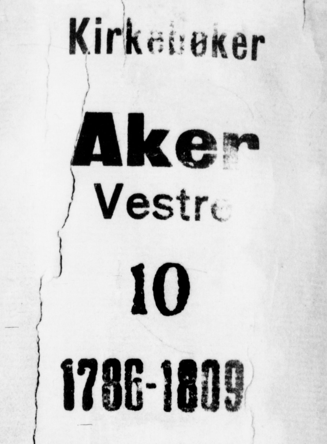 Aker prestekontor kirkebøker, AV/SAO-A-10861/F/L0010: Parish register (official) no. 10, 1786-1809