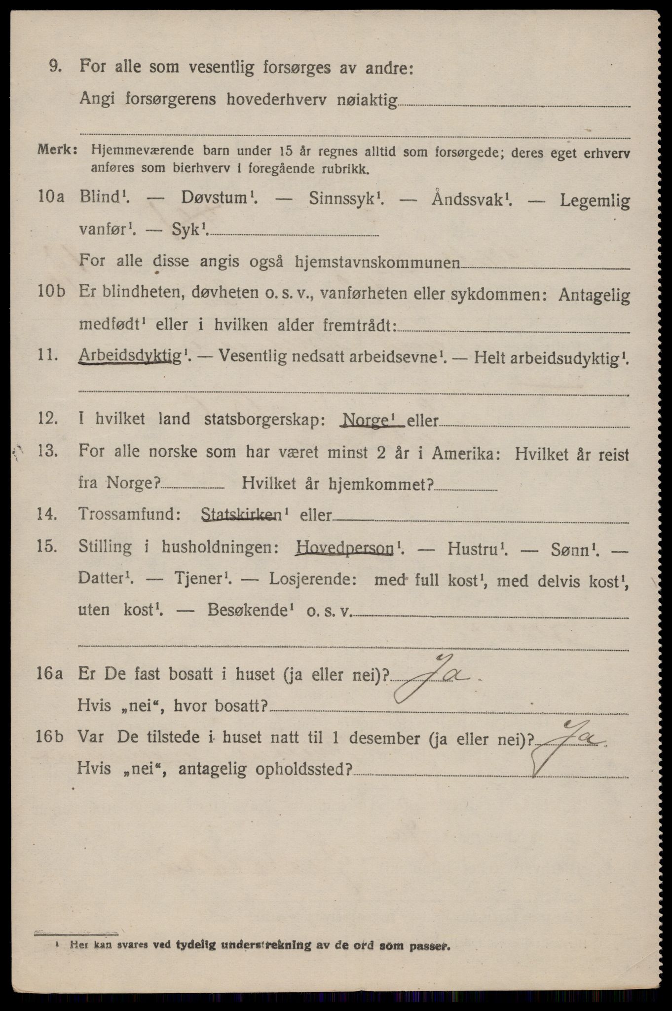 SAKO, 1920 census for Kviteseid, 1920, p. 5226