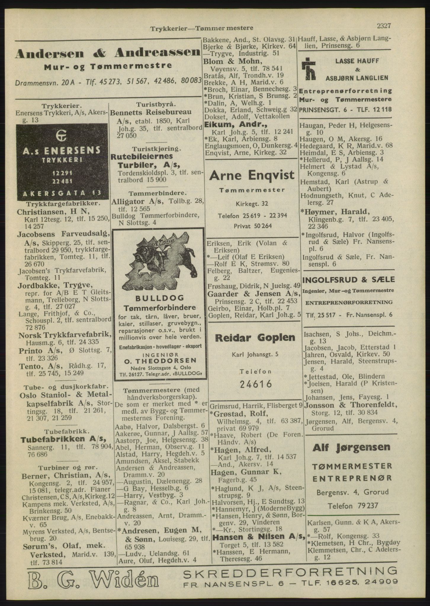 Kristiania/Oslo adressebok, PUBL/-, 1946, p. 2327