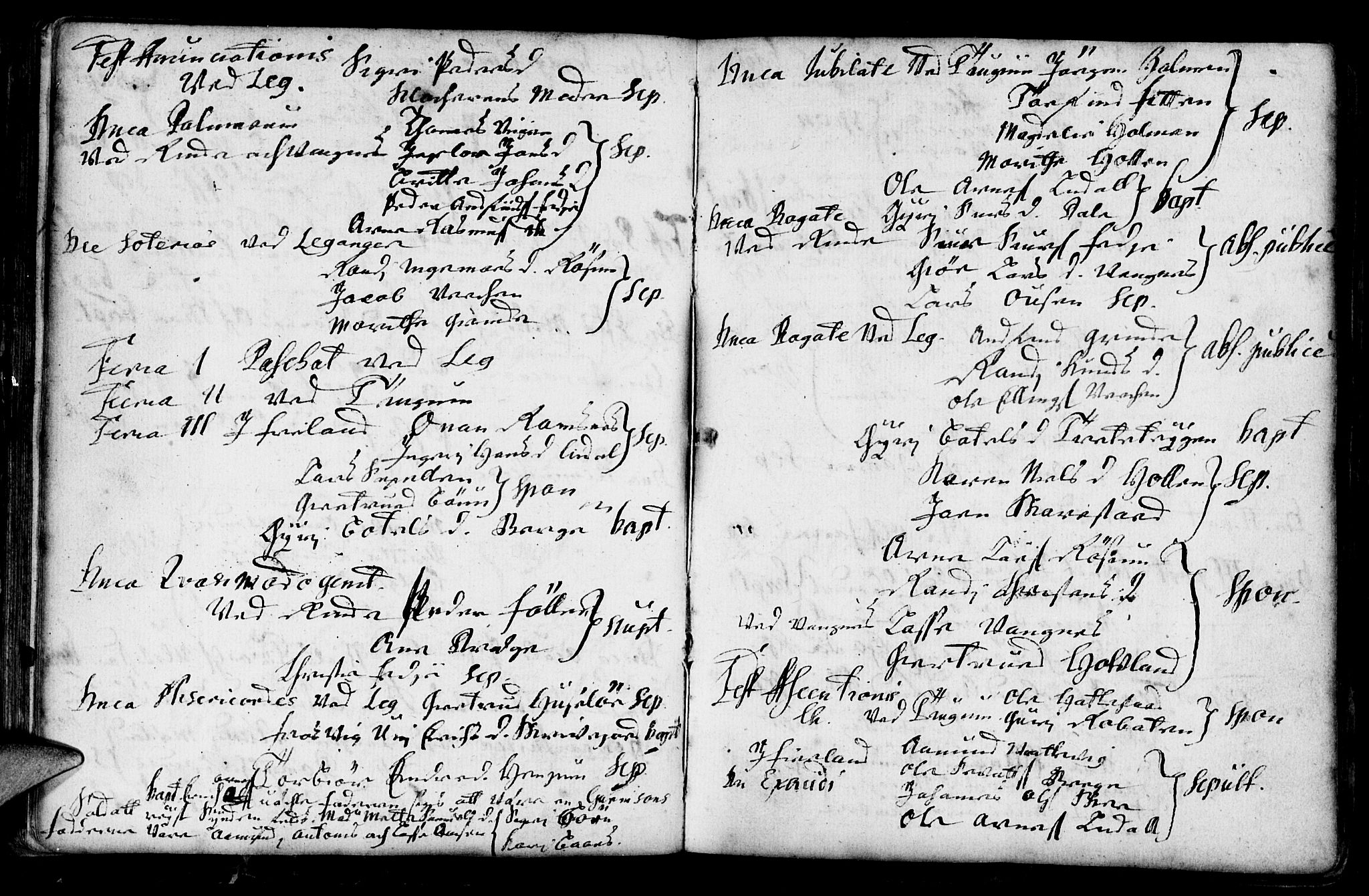 Leikanger sokneprestembete, SAB/A-81001: Parish register (official) no. A 1, 1690-1734, p. 41