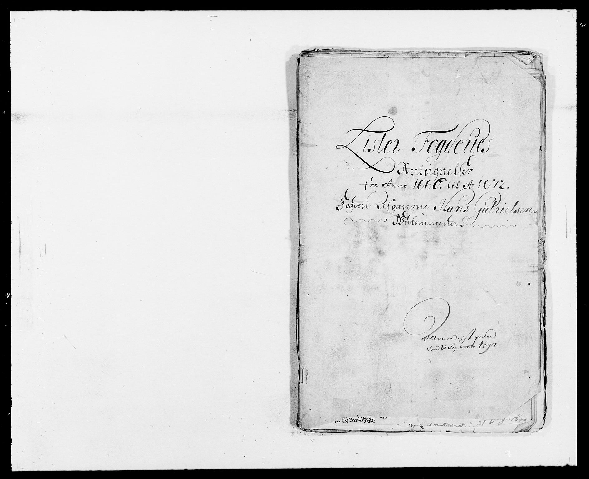 Rentekammeret inntil 1814, Reviderte regnskaper, Fogderegnskap, AV/RA-EA-4092/R41/L2526: Fogderegnskap Lista, 1672, p. 183