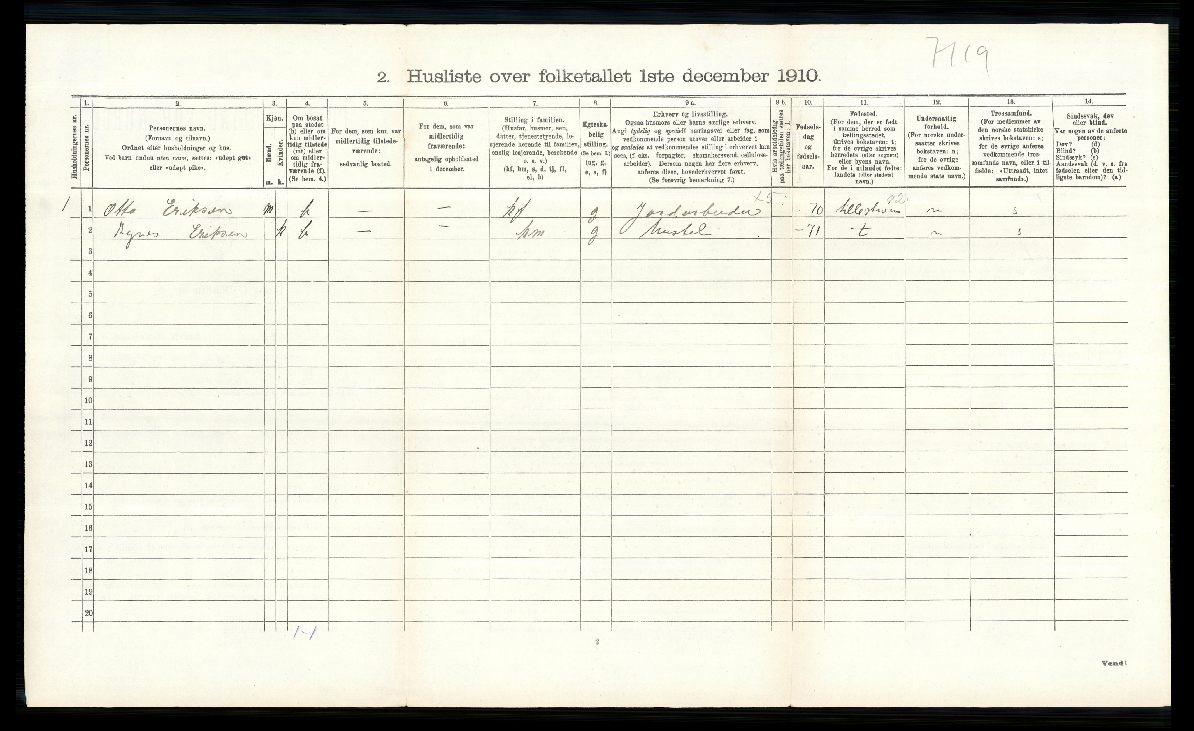 RA, 1910 census for Skedsmo, 1910, p. 766