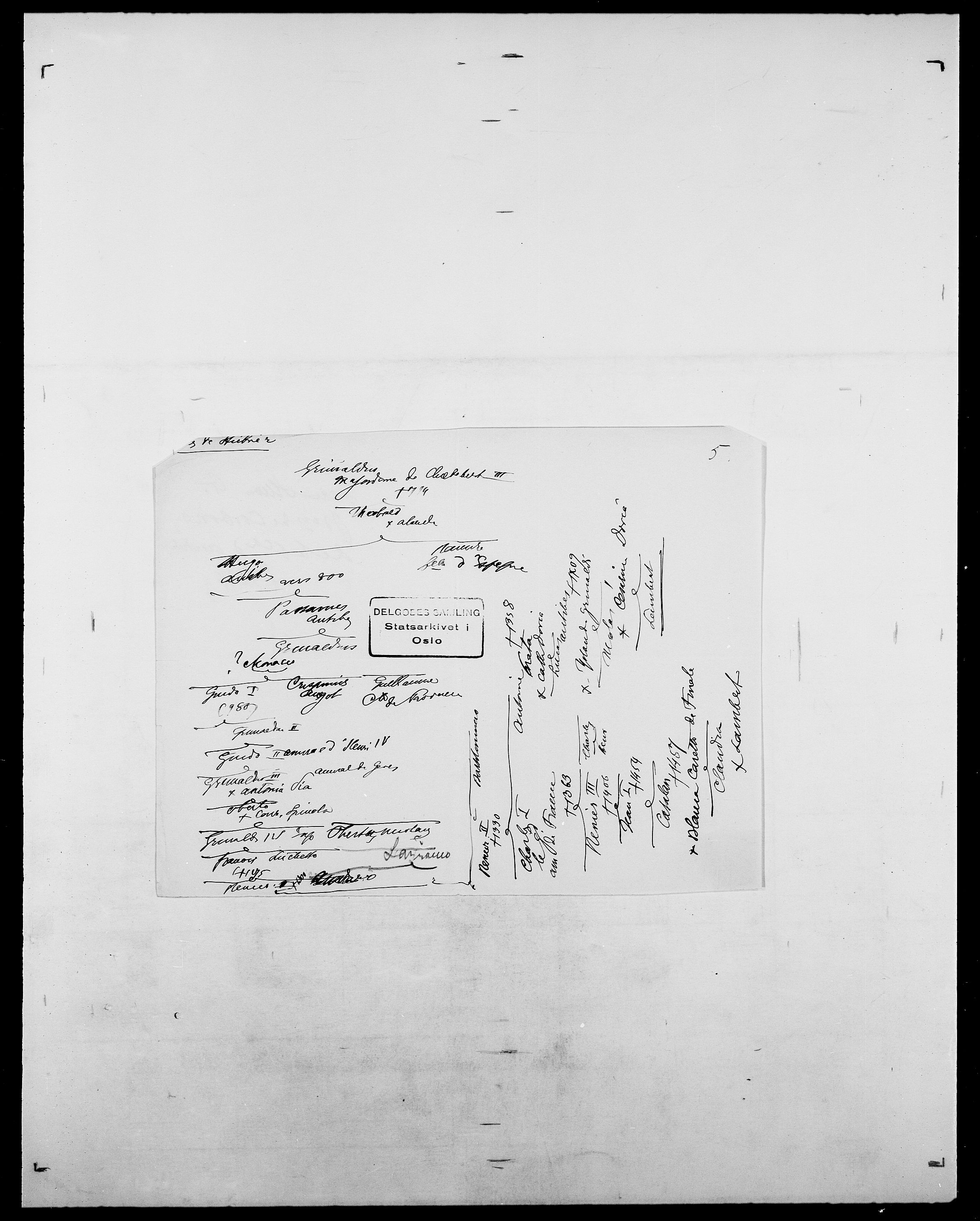 Delgobe, Charles Antoine - samling, AV/SAO-PAO-0038/D/Da/L0014: Giebdhausen - Grip, p. 672