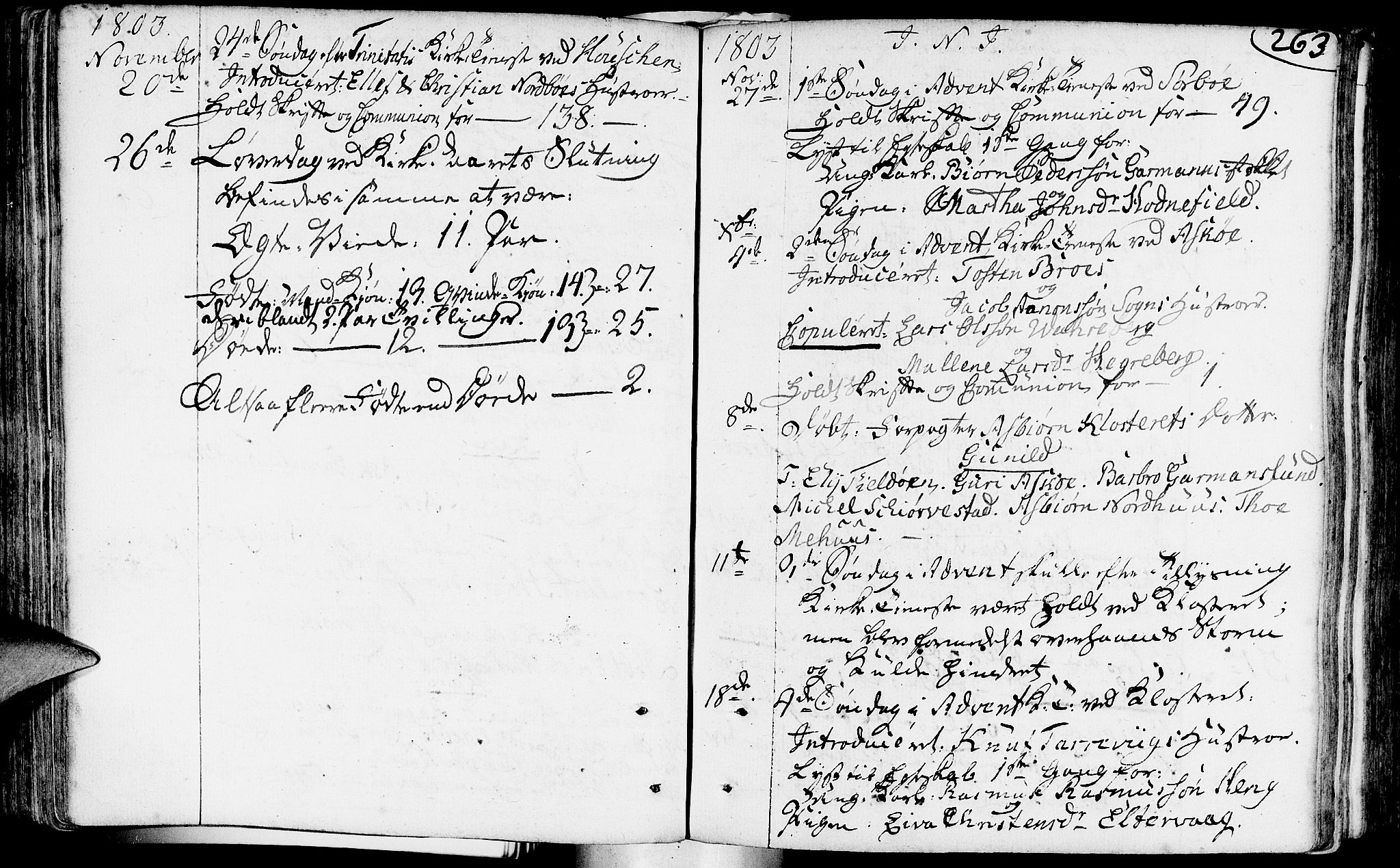 Rennesøy sokneprestkontor, SAST/A -101827/H/Ha/Haa/L0003: Parish register (official) no. A 3, 1772-1815, p. 263