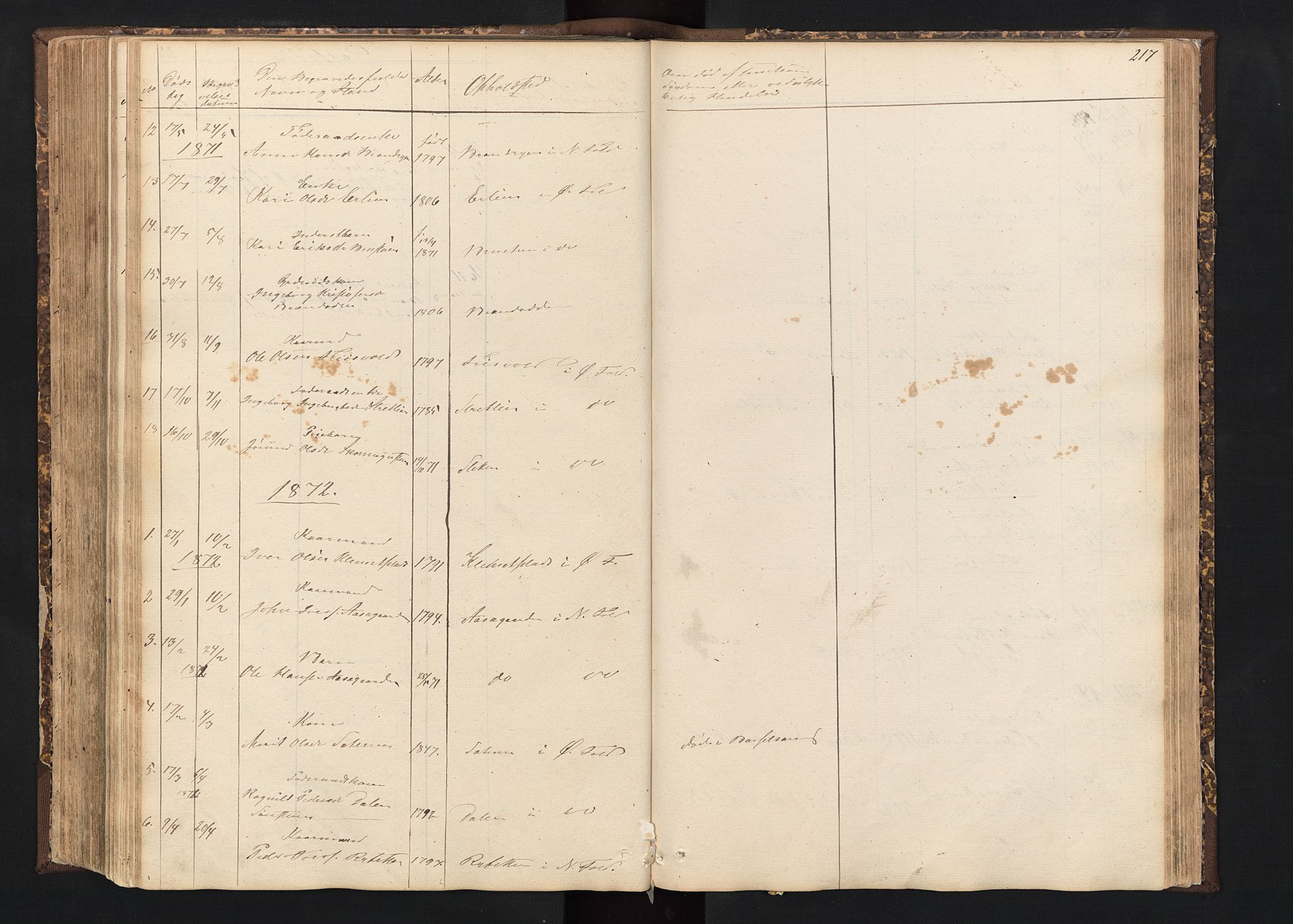 Alvdal prestekontor, SAH/PREST-060/H/Ha/Hab/L0001: Parish register (copy) no. 1, 1857-1893, p. 217