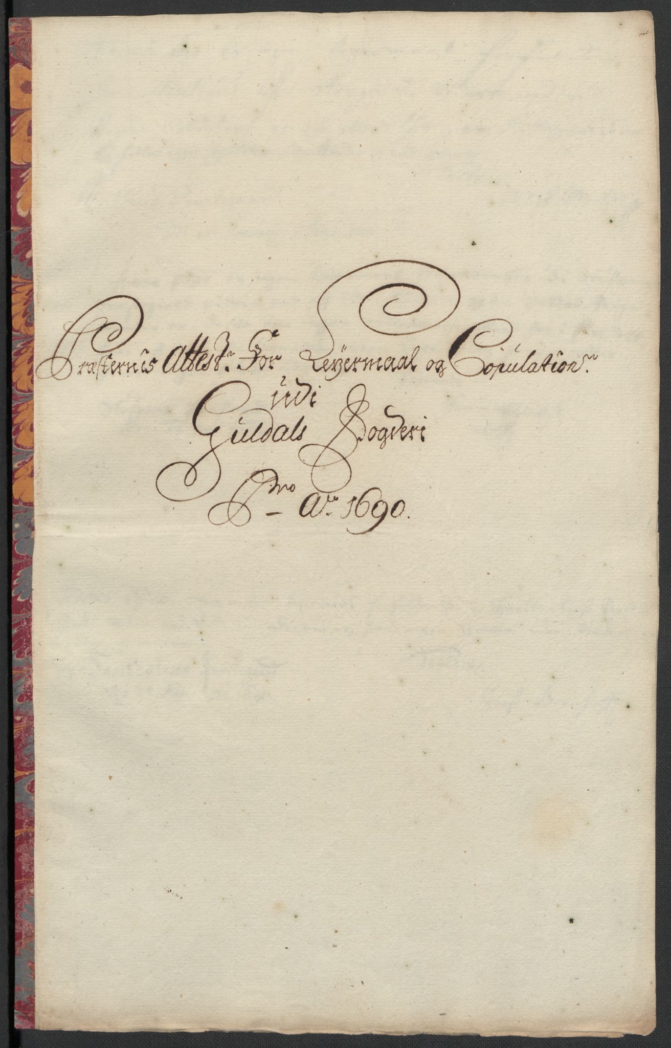 Rentekammeret inntil 1814, Reviderte regnskaper, Fogderegnskap, AV/RA-EA-4092/R59/L3940: Fogderegnskap Gauldal, 1689-1690, p. 366