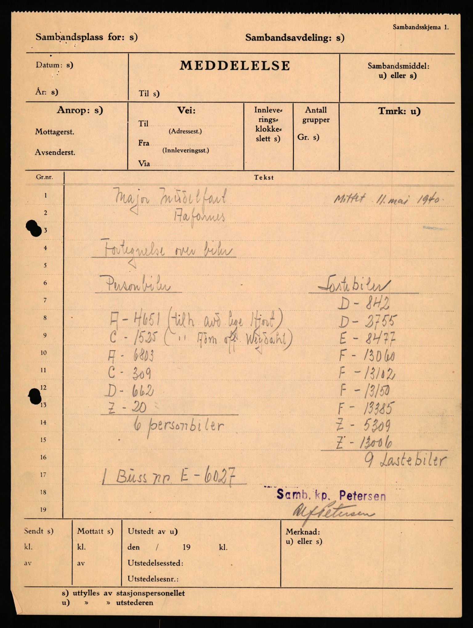 Forsvaret, Forsvarets krigshistoriske avdeling, RA/RAFA-2017/Y/Yb/L0063: II-C-11-200  -  2. Divisjon., 1940, p. 574