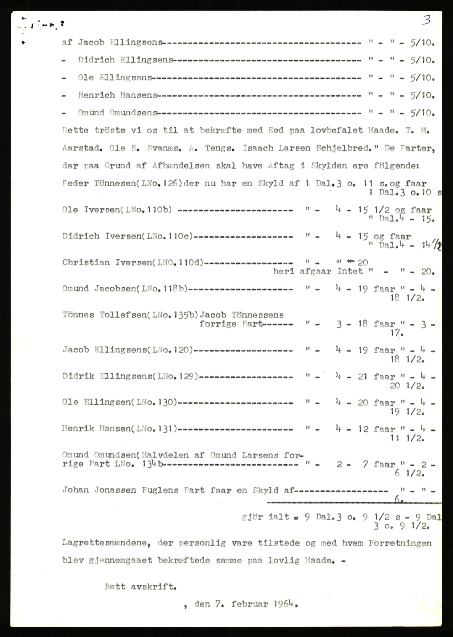 Statsarkivet i Stavanger, AV/SAST-A-101971/03/Y/Yj/L0040: Avskrifter sortert etter gårdnavn: Hovland i Egersun - Hustveit, 1750-1930, p. 144