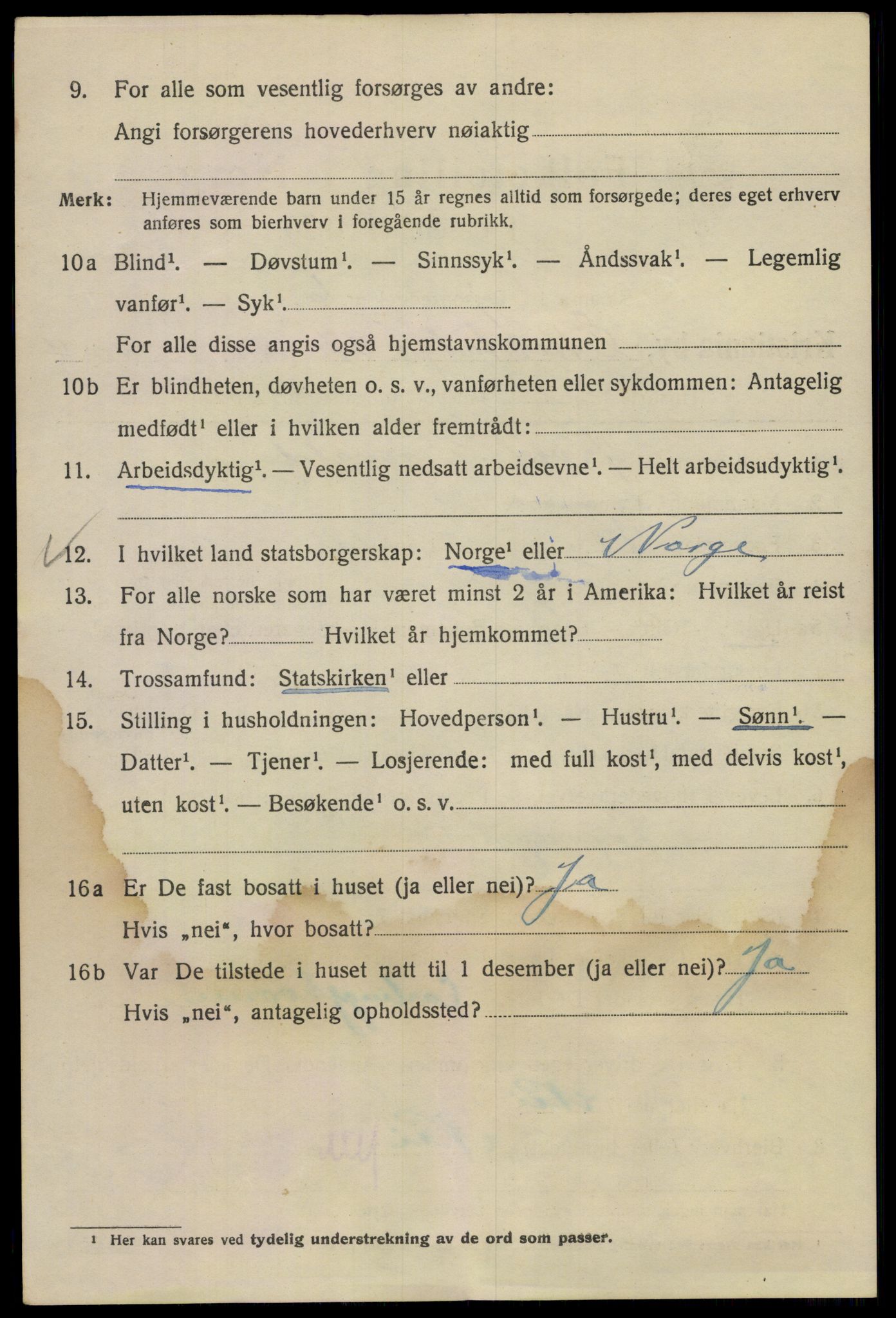 SAO, 1920 census for Kristiania, 1920, p. 223816