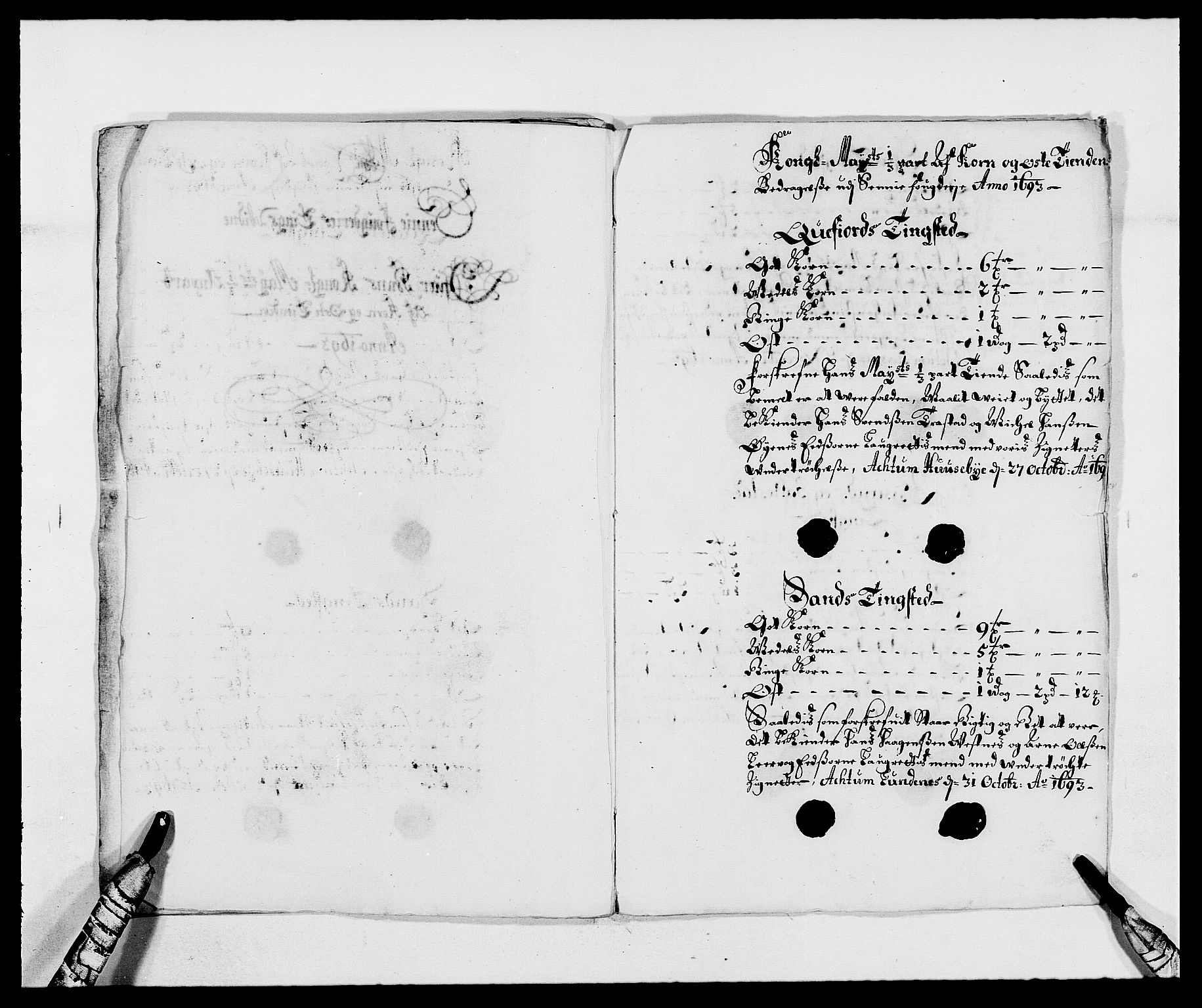 Rentekammeret inntil 1814, Reviderte regnskaper, Fogderegnskap, AV/RA-EA-4092/R68/L4752: Fogderegnskap Senja og Troms, 1691-1693, p. 412